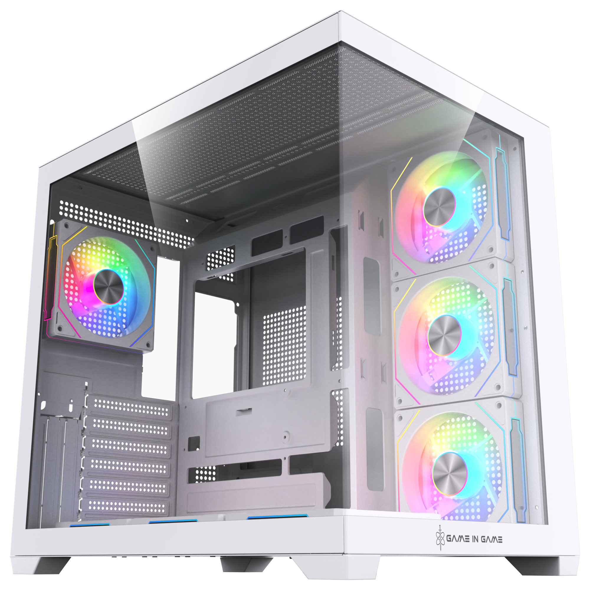 Game in Game Dream Beyaz 7x12cm Argb Fanlı Akvaryum Kasa