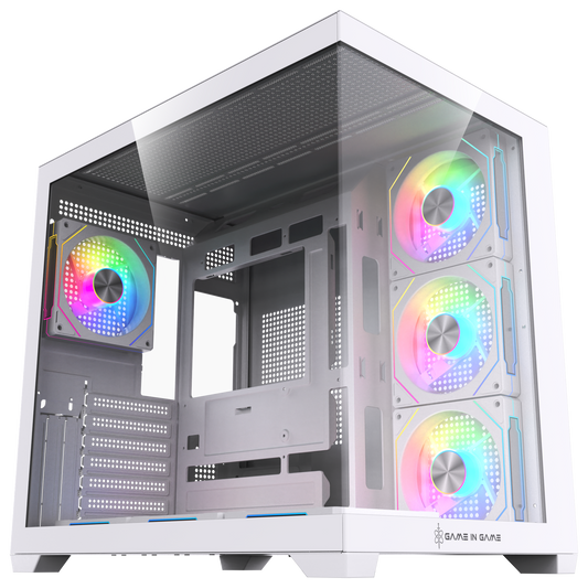 Game in Game Dream Beyaz 7x12cm Argb Fanlı Akvaryum Kasa