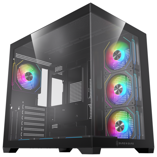 Game in Game Dream Siyah 7x12cm Argb Fanlı Akvaryum Kasa