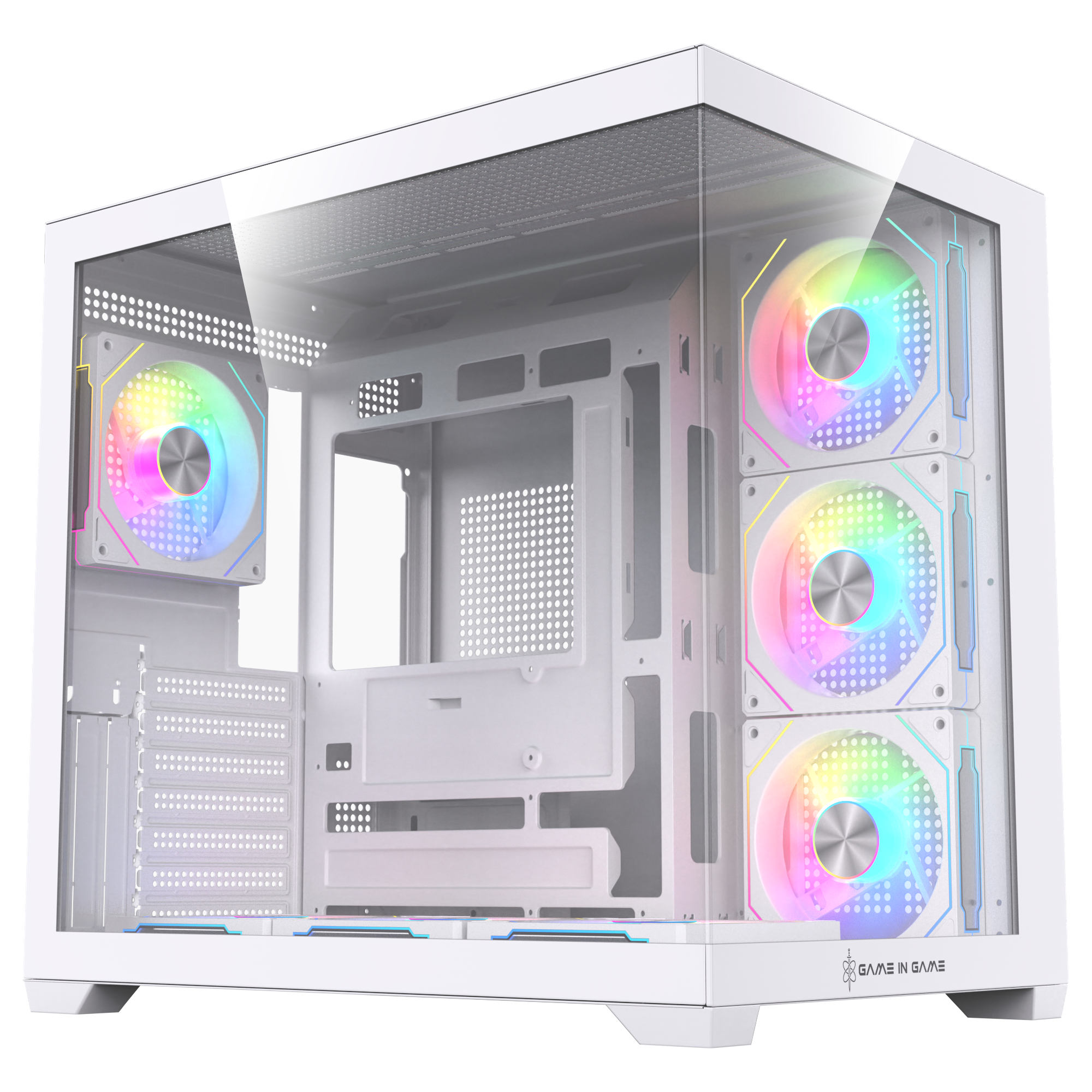 Game in Game Dream Beyaz 7x12cm Argb Fanlı Akvaryum Kasa