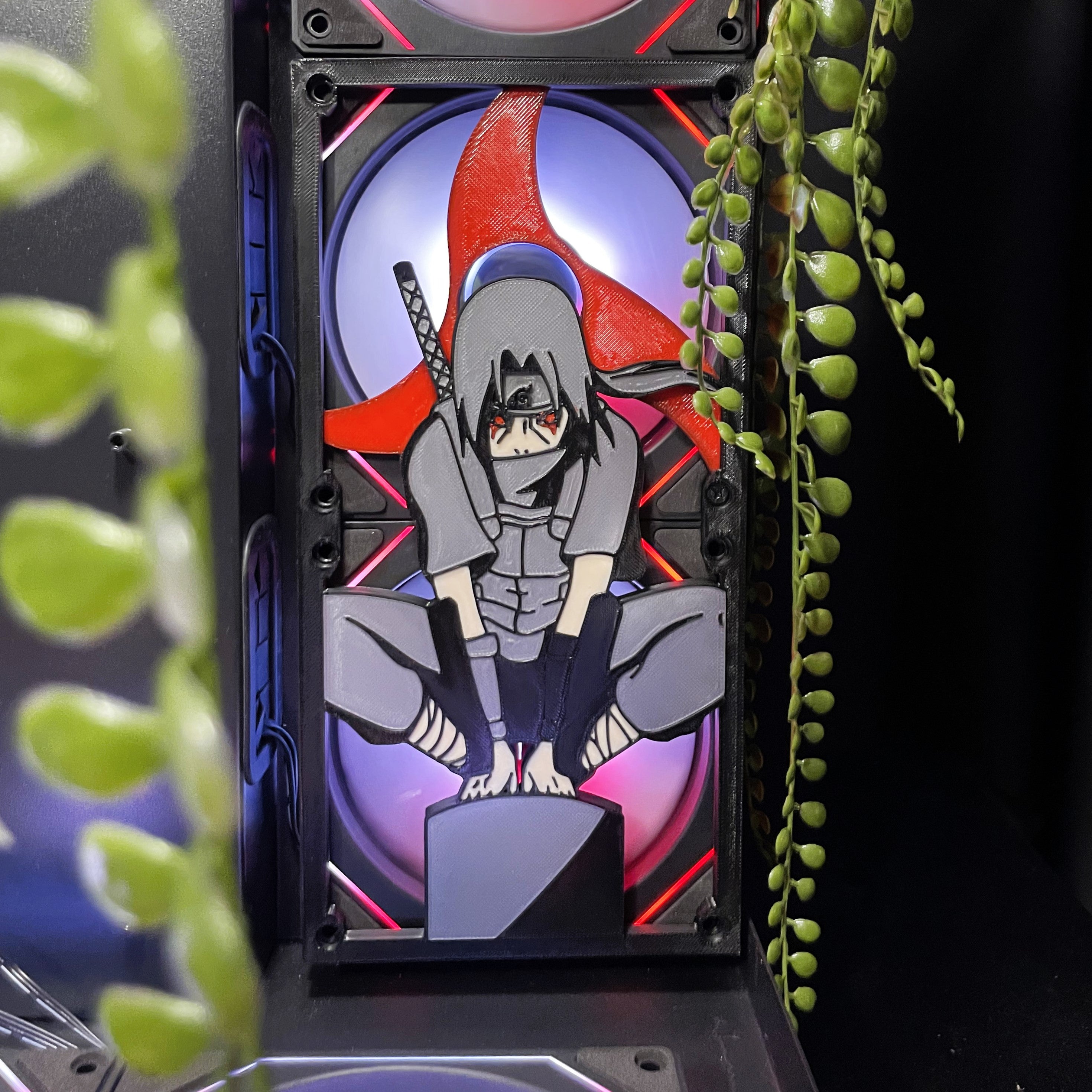 Itachi Fan Cover 240, 120mm – Gaming PC Desktop Computer Case Accessory - Gaming PC