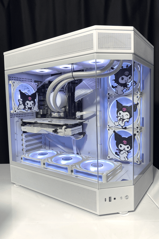 Kuromi Fan Kapağı 120 mm – Oyuncu Pc Masaüstü Bilgisayar Kasa Aksesuarı - Gaming Pc