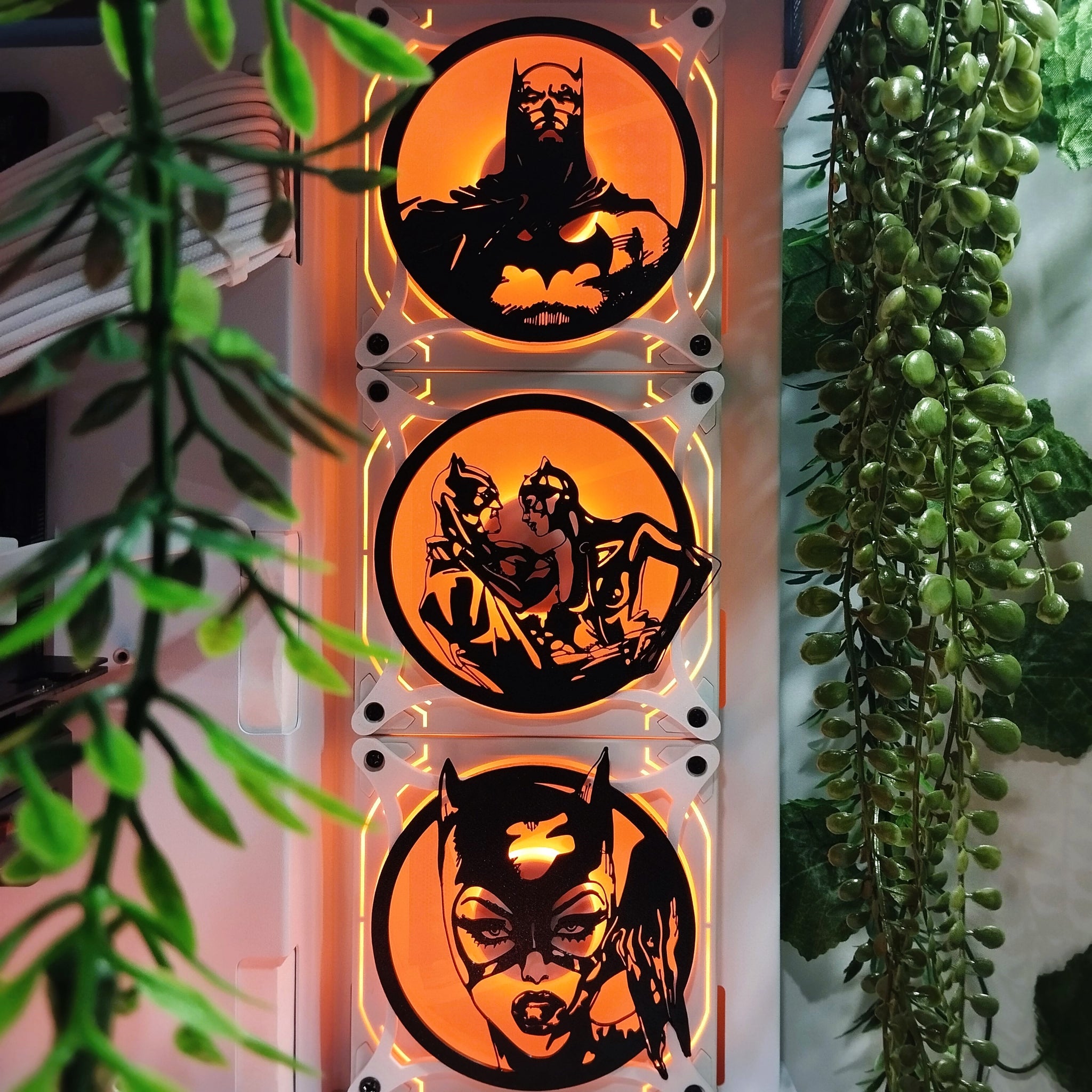 Batman, Catwoman, Joker Fan Kapağı 120 mm – Oyuncu Pc Masaüstü Bilgisayar Kasa Aksesuarı - Gaming Pc