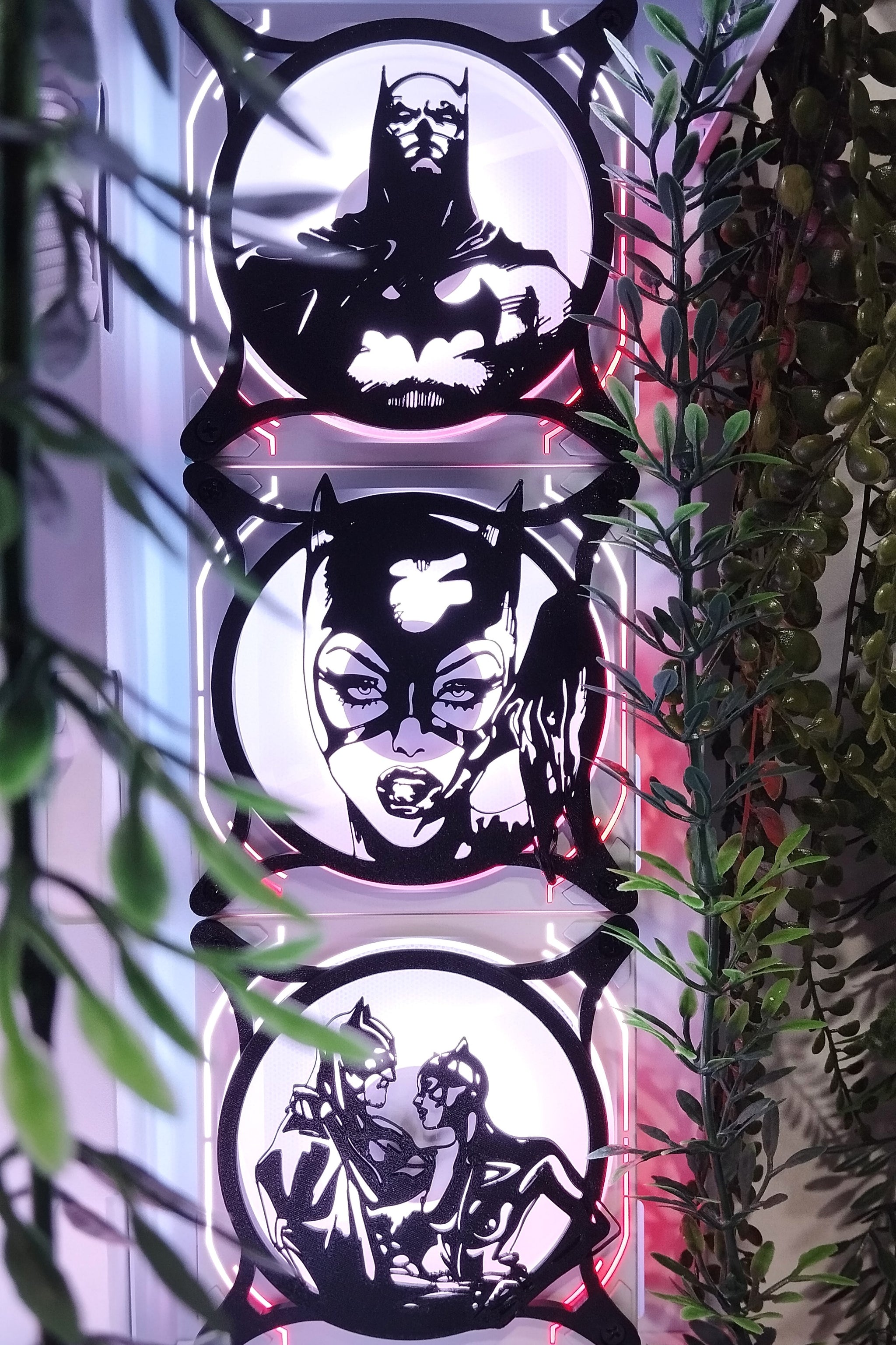 Batman, Catwoman, Joker Fan Kapağı 120 mm – Oyuncu Pc Masaüstü Bilgisayar Kasa Aksesuarı - Gaming Pc