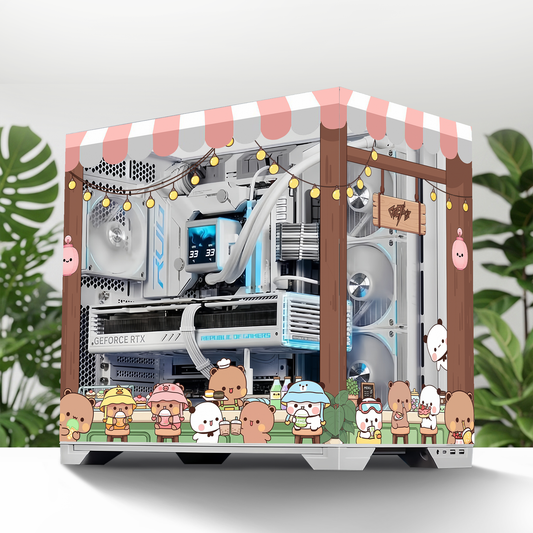 Cozzy Tema PC Kasa Sticker | Gaming PC İçin Özel Kasa Kaplaması | Bilgisayar Kasası İçin