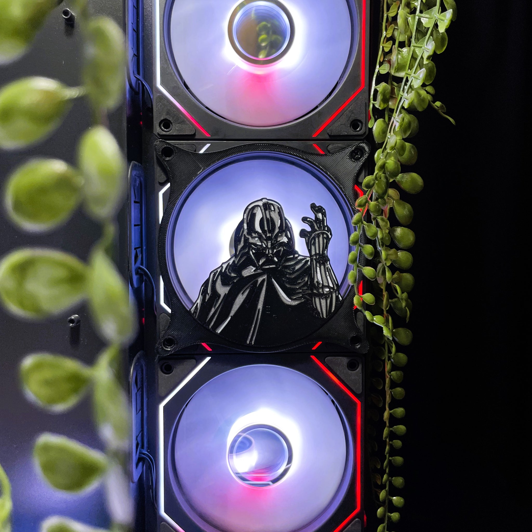 Darth Vader Fan Kapağı 120 mm – Oyuncu Pc Masaüstü Bilgisayar Kasa Aksesuarı - Gaming Pc