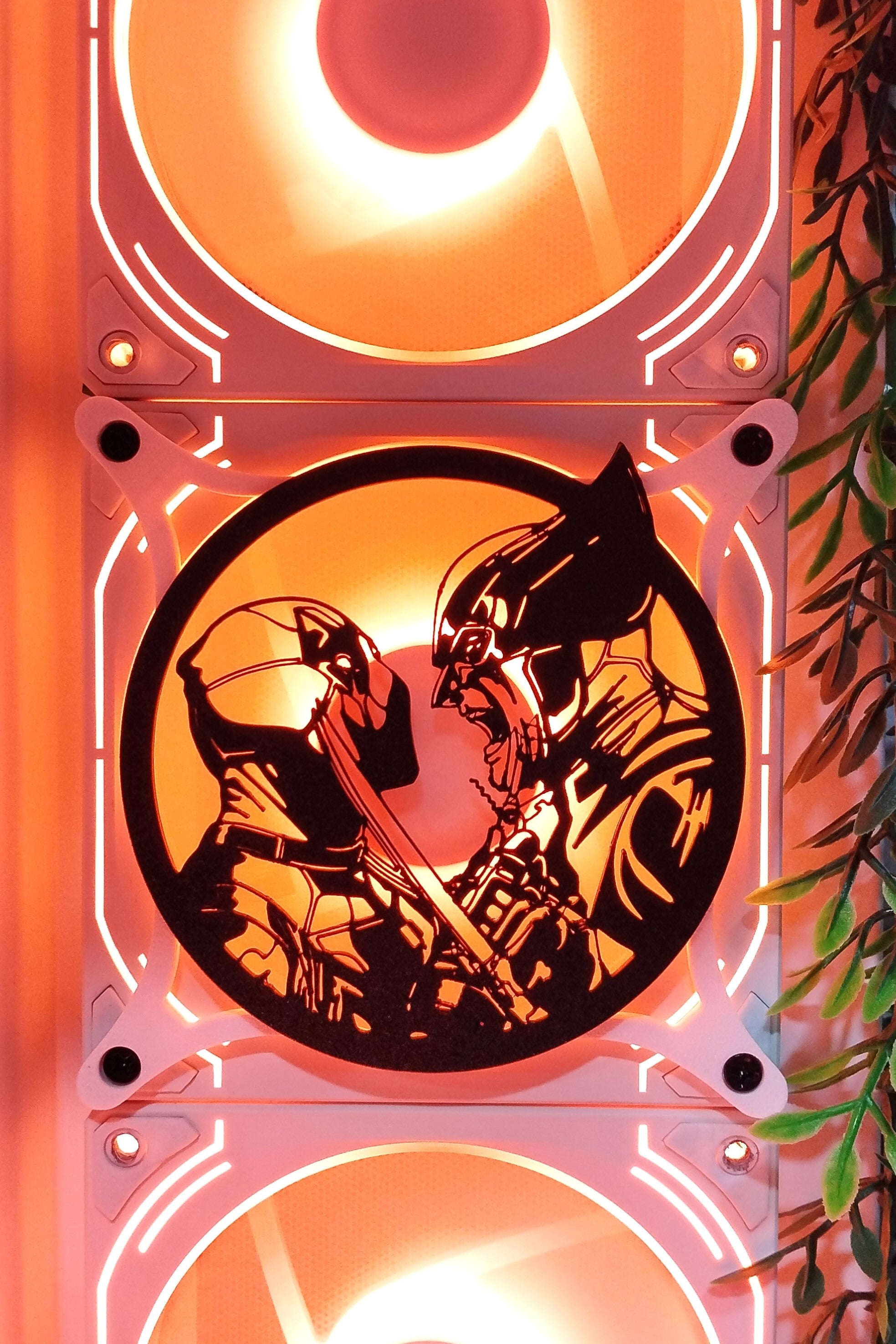 Deadpool & Wolverine 120 mm Fan Kapağı – Oyuncu Pc Masaüstü Bilgisayar Kasa Aksesuarı - Gaming Pc