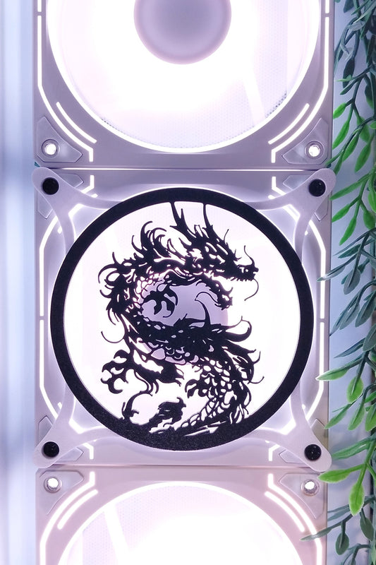 Dragon 120 mm Fan Kapağı – Oyuncu Pc Masaüstü Bilgisayar Kasa Aksesuarı - Gaming Pc