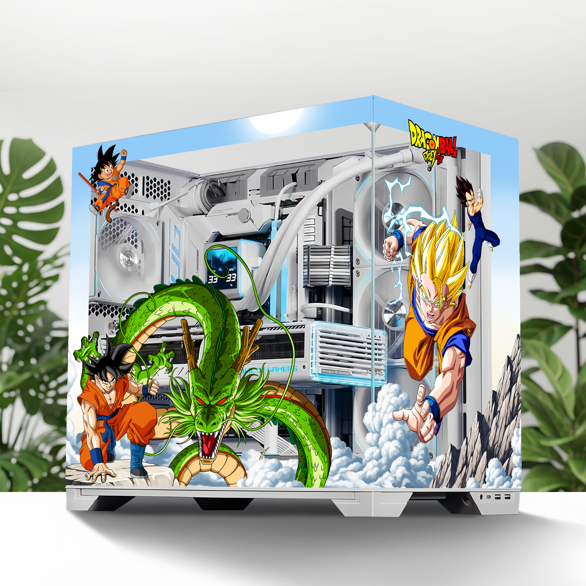 Dragon Ball PC Kasa Sticker | Gaming PC İçin Özel Kasa Kaplaması | Bilgisayar Kasası İçin