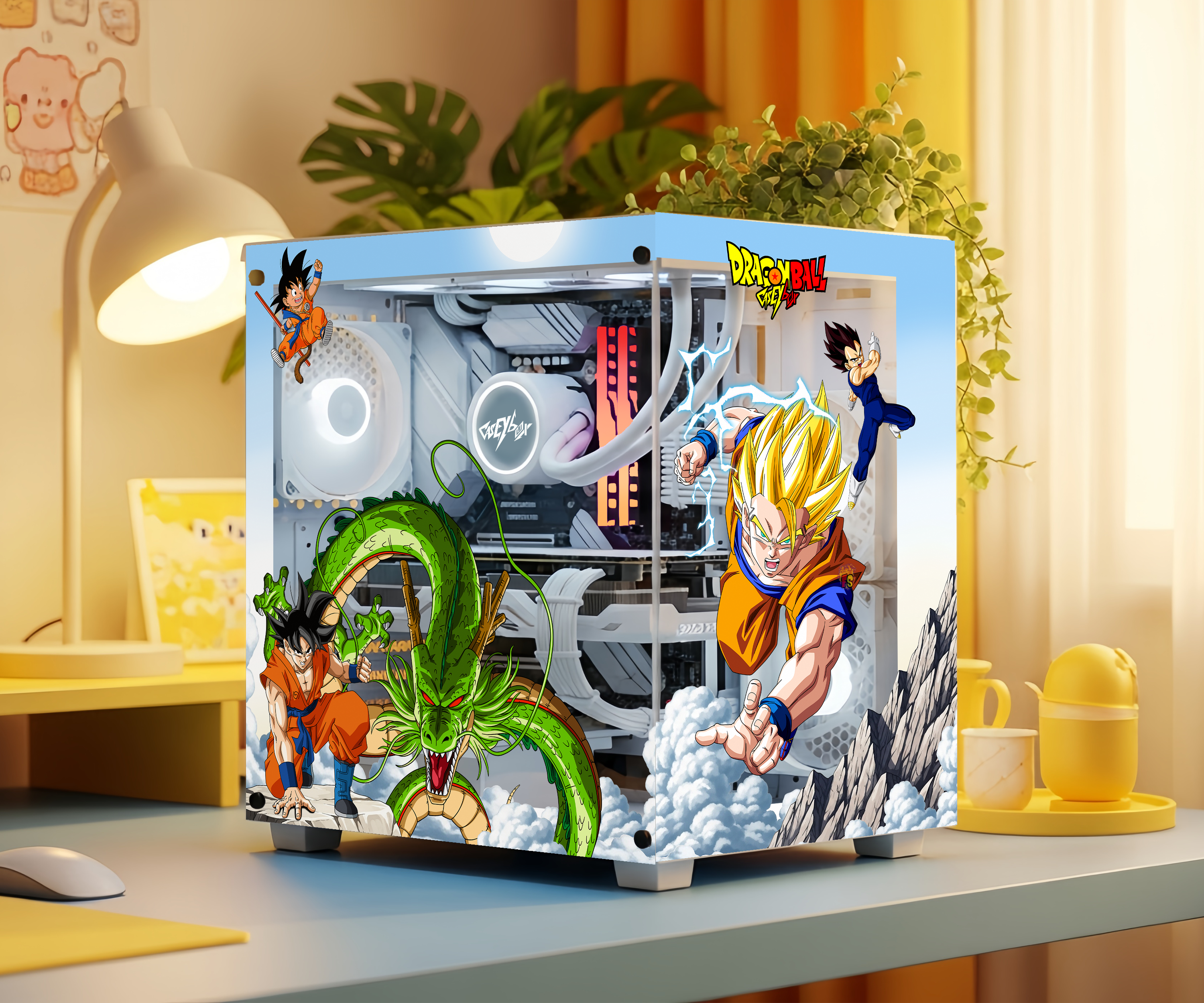 Dragon Ball PC Kasa Sticker | Gaming PC İçin Özel Kasa Kaplaması | Bilgisayar Kasası İçin