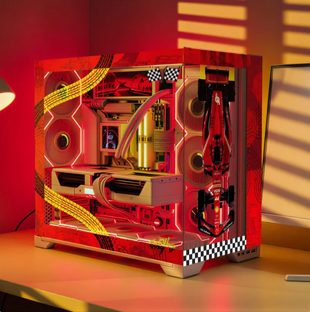 Formula F1 Tema PC Kasa Sticker | Gaming PC İçin Özel Kasa Kaplaması | Bilgisayar Kasası İçin