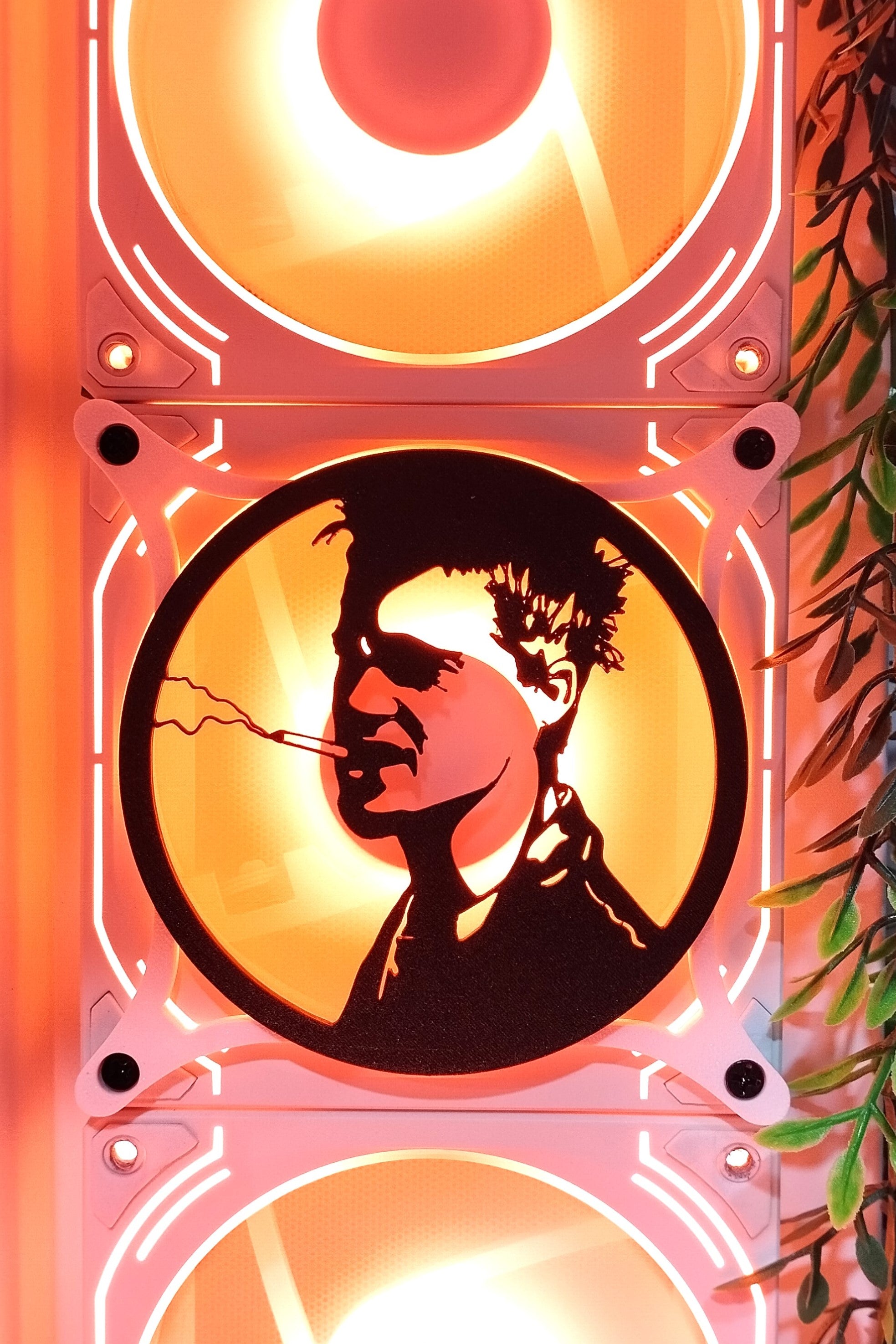 Fight Club 120 mm Fan Cover – Gaming PC Desktop Computer Case Accessory - Gaming PC
