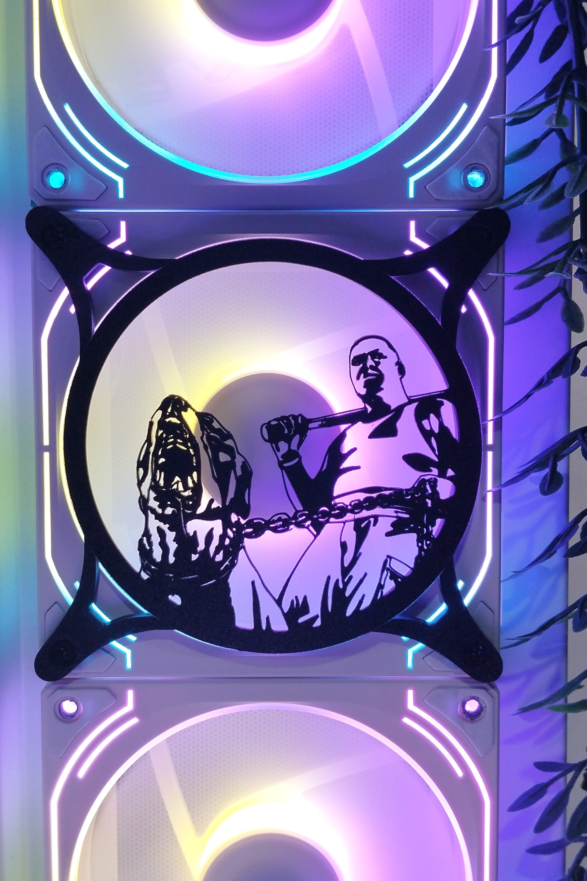 GTA 5 Trevor, Michael, Franklin 120 mm Fan Cover – Gaming PC Desktop Computer Case Accessory - Gaming PC