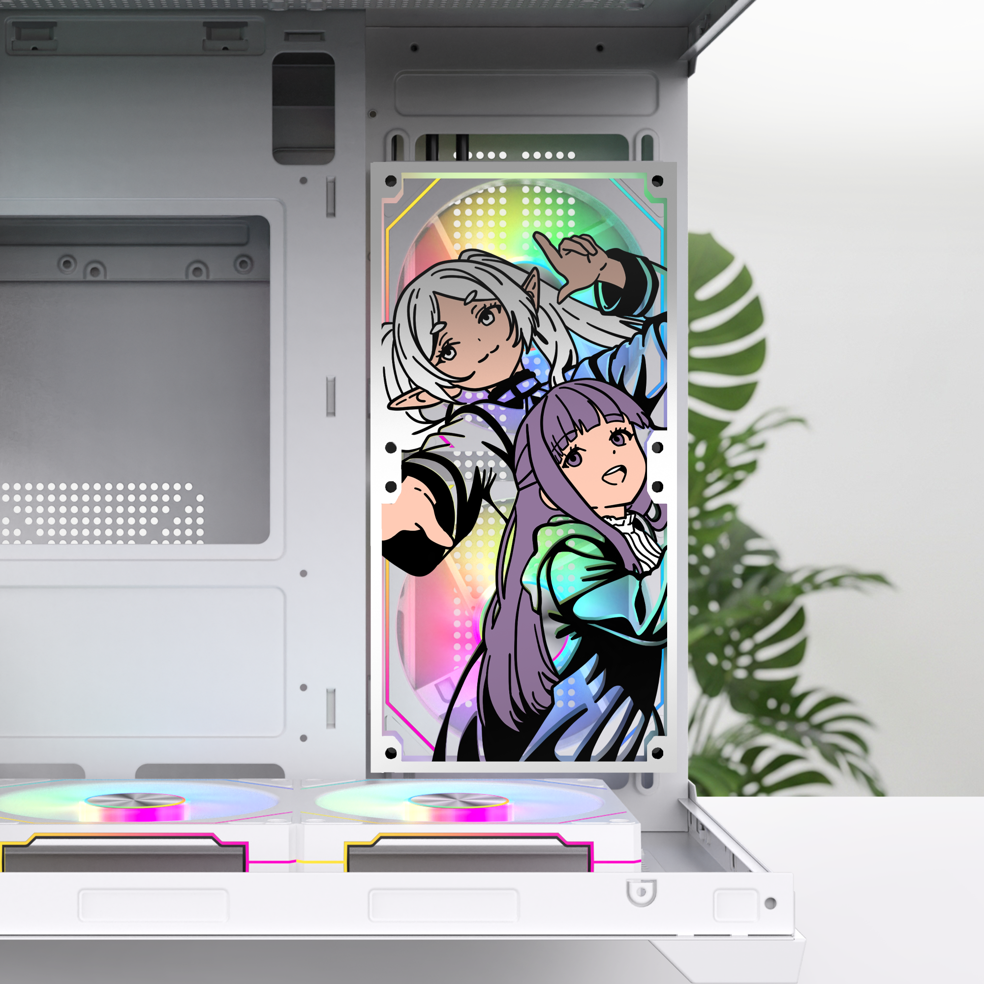 Frieren Fan Kapağı 240, 120mm – Oyuncu Pc Masaüstü Bilgisayar Kasa Aksesuarı - Gaming Pc