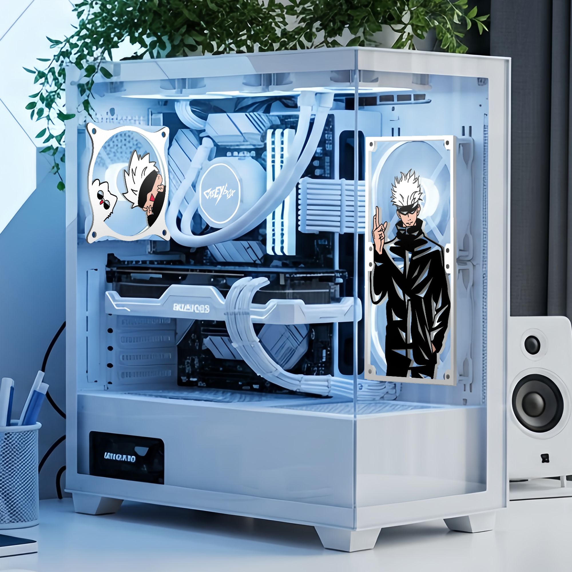 Gojo Fan Kapağı 360, 240, 120mm – Oyuncu Pc Masaüstü Bilgisayar Kasa Aksesuarı - Gaming Pc