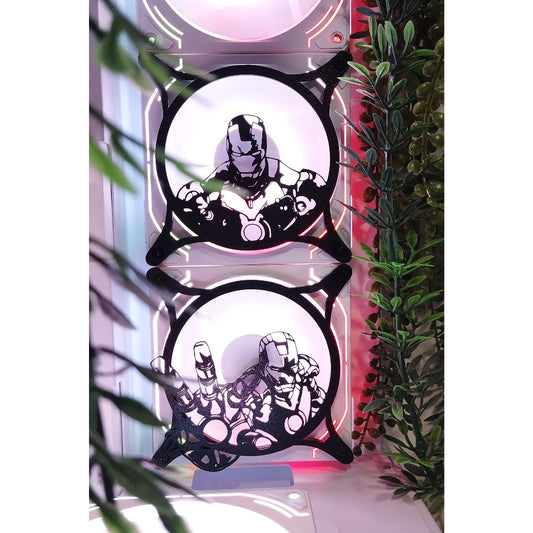 İronman 120 mm Fan Kapağı – Oyuncu Pc Masaüstü Bilgisayar Kasa Aksesuarı - Gaming Pc