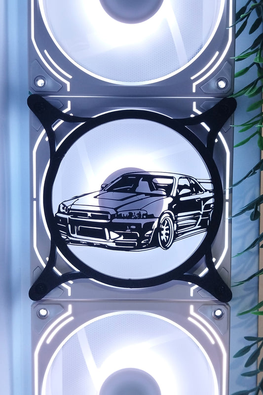 Gtr R34, Fan Kapağı 240, 120 mm – Oyuncu Pc Masaüstü Bilgisayar Kasa Aksesuarı - Gaming Pc