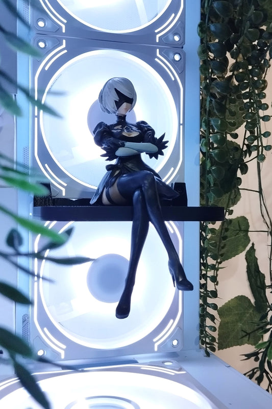 Kasa İçi Figür Standı 120x90 mm – Oyuncu PC Aksesuarı | Gaming Bilgisayar Kasa İçi Stand | Masaüstü PC Figür Sergileme Rafı