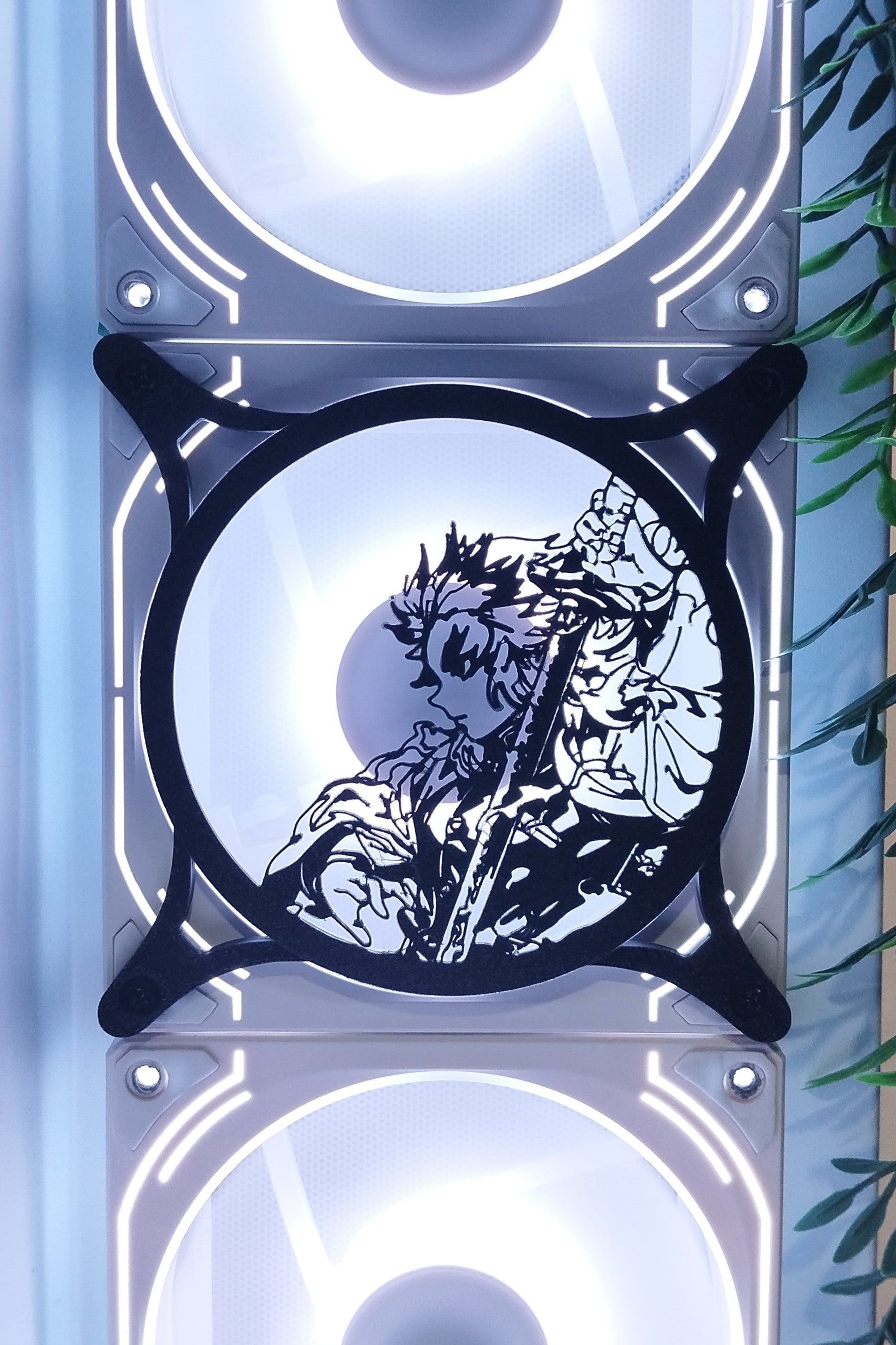 Demon Slayer 120mm Fan Kapağı – Oyuncu Pc Masaüstü Bilgisayar Kasa Aksesuarı - Gaming Pc
