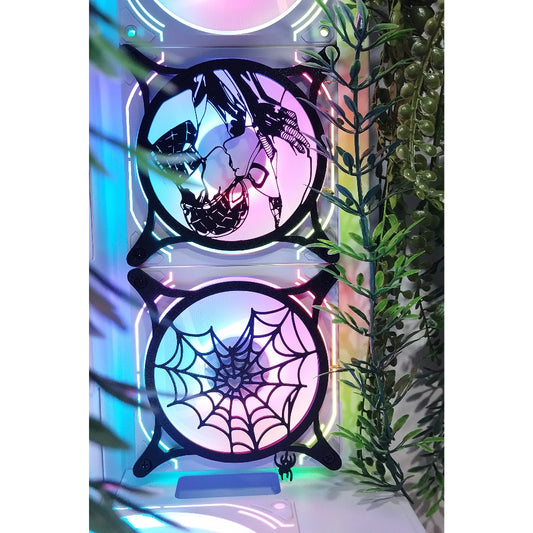 Spiderman, Venom, Spider-Gwen, Spider Web 120mm Fan Kapağı – Oyuncu Pc Masaüstü Bilgisayar Kasa Aksesuarı - Gaming Pc