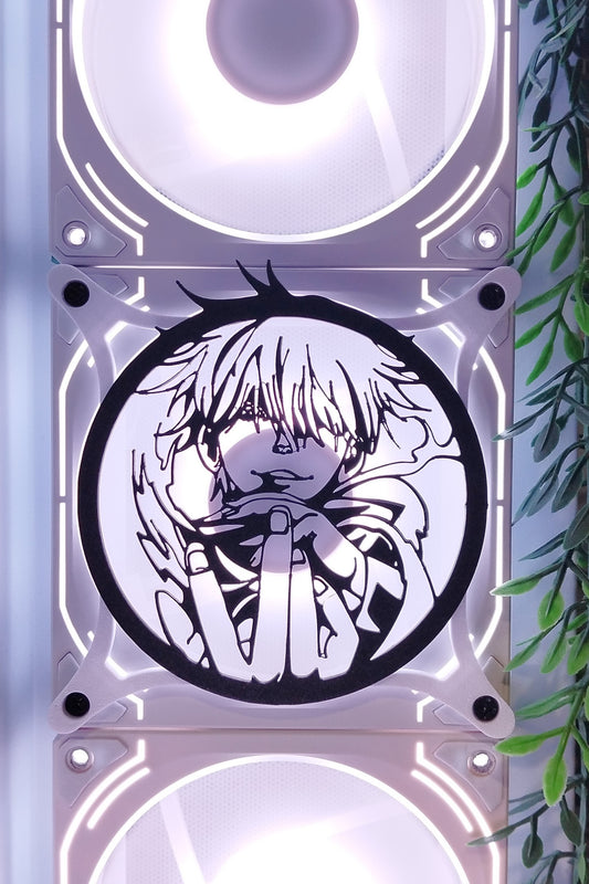 Jujutsu Kaisen Sukuna 240, 120mm Fan Kapağı – Oyuncu Pc Masaüstü Bilgisayar Kasa Aksesuarı - Gaming Pc