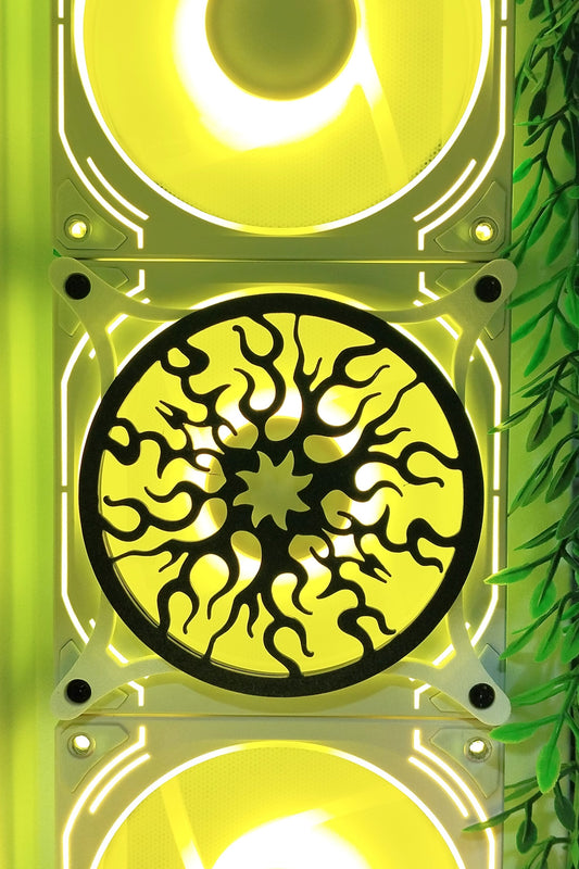 Güneş Sun 120mm Fan Kapağı – Oyuncu Pc Masaüstü Bilgisayar Kasa Aksesuarı - Gaming Pc