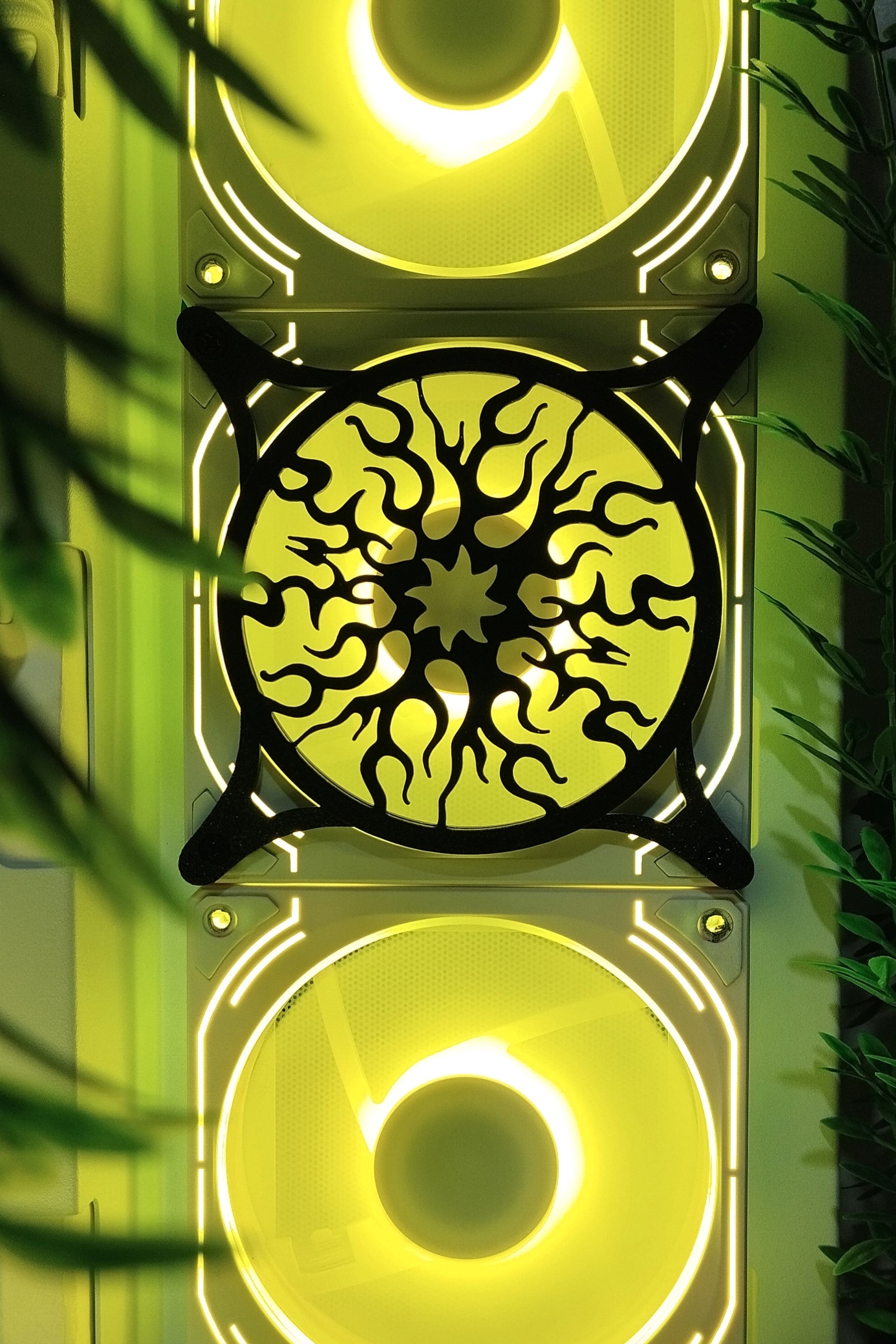 Güneş Sun 120mm Fan Kapağı – Oyuncu Pc Masaüstü Bilgisayar Kasa Aksesuarı - Gaming Pc