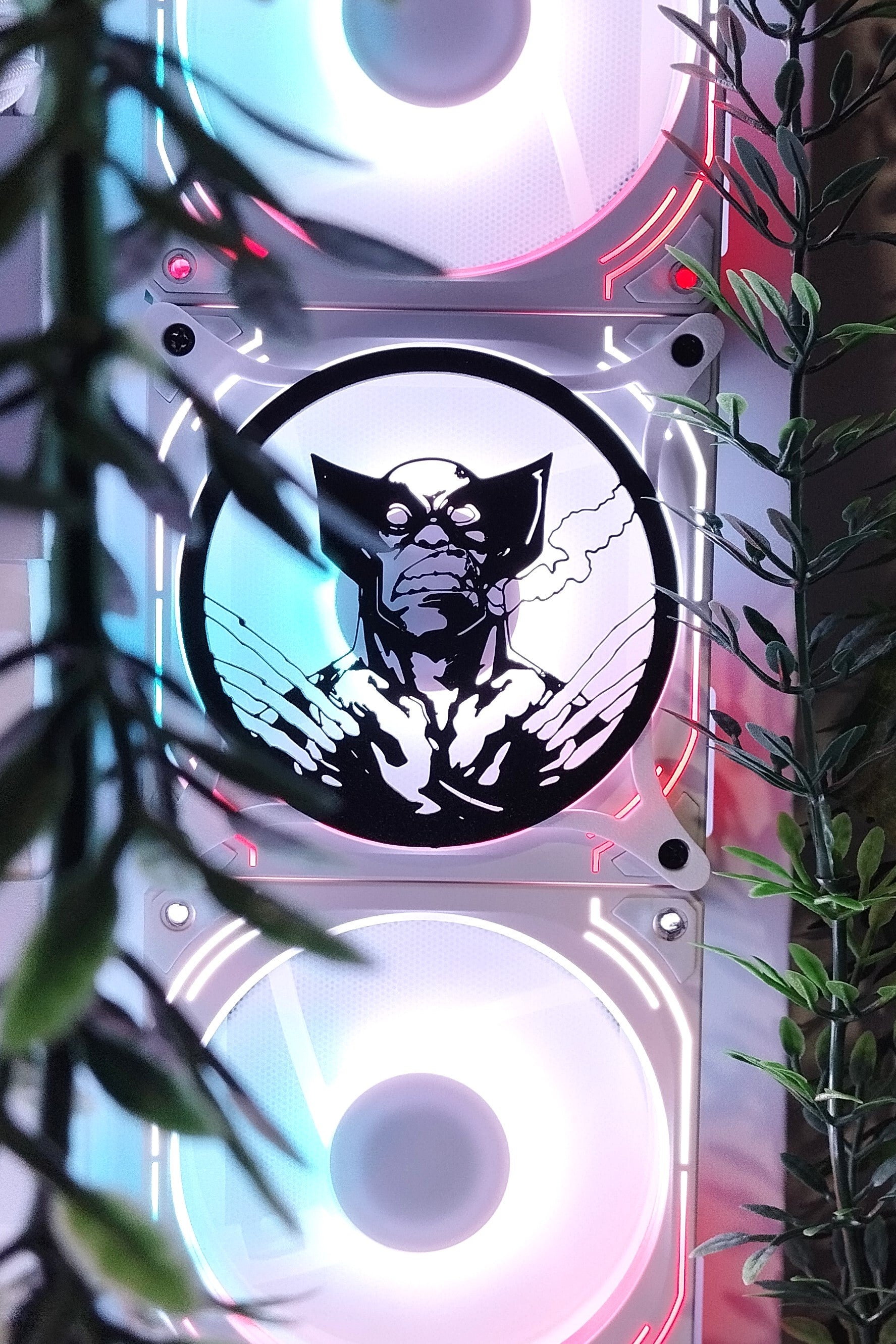 Deadpool & Wolverine 120 mm Fan Kapağı – Oyuncu Pc Masaüstü Bilgisayar Kasa Aksesuarı - Gaming Pc