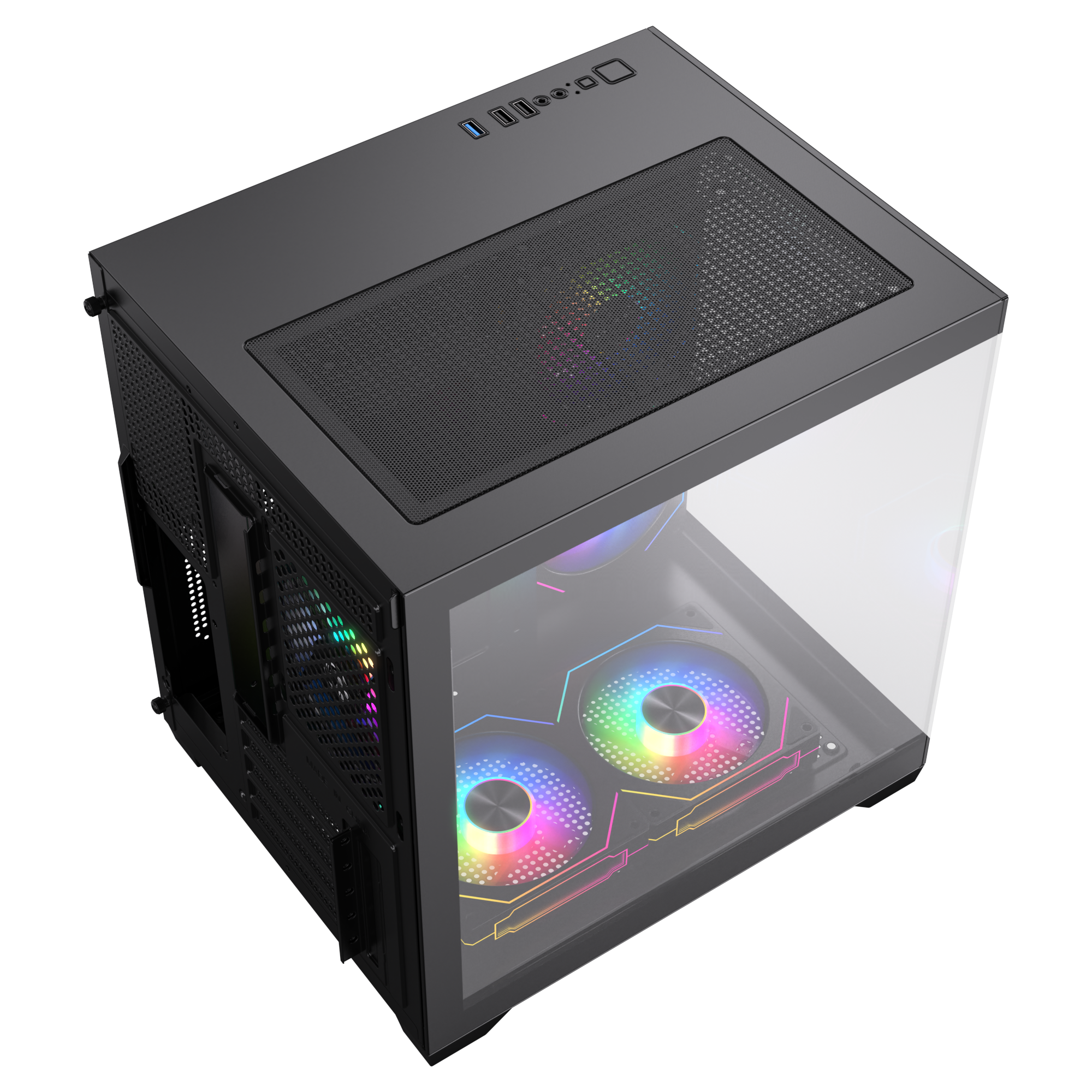 Game İn Game Cool Siyah 5x12cm Argb Fanlı M.atx Akvaryum Kasa