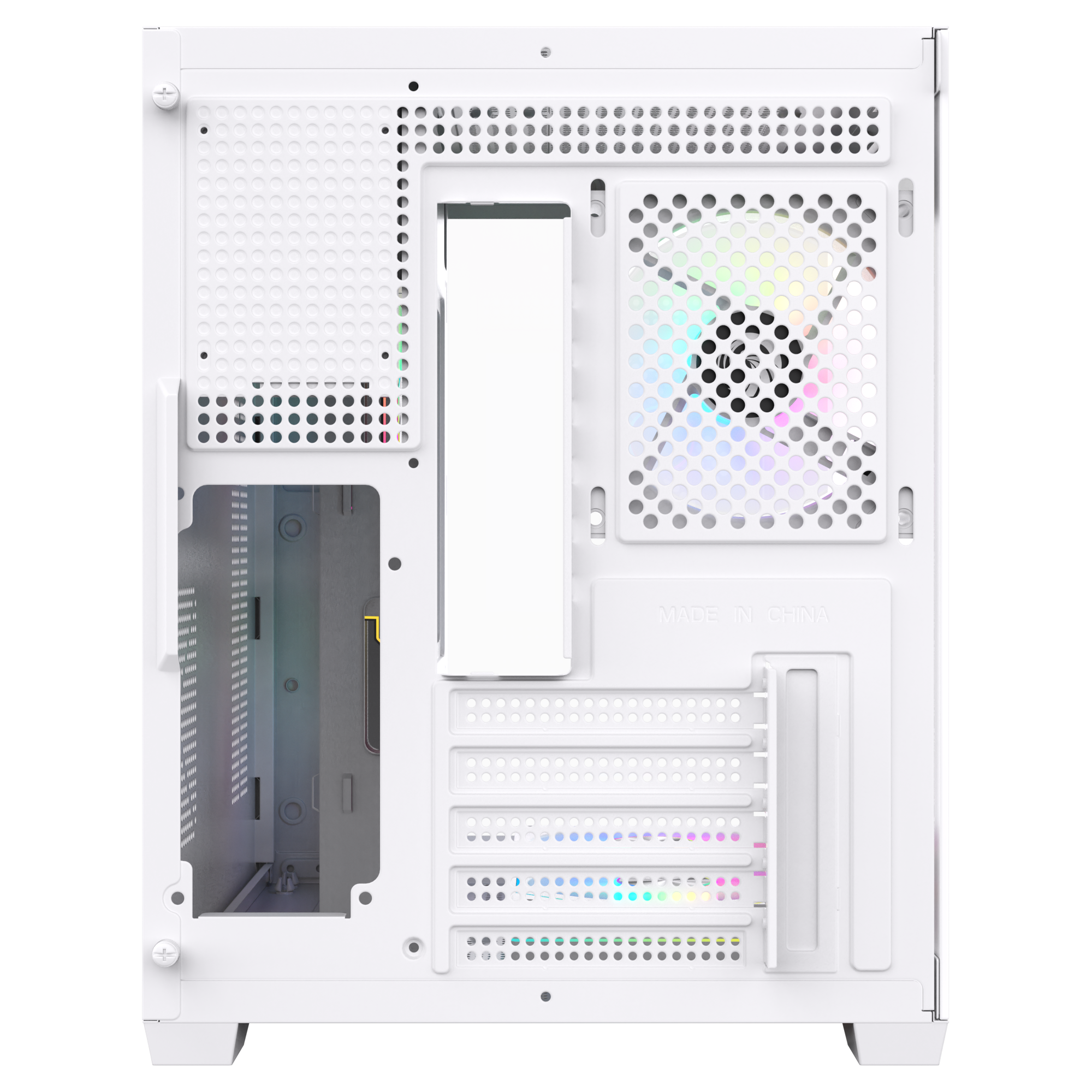 Game İn Game Cool Beyaz 5x12cm Argb Fanlı M.atx Akvaryum Kasa