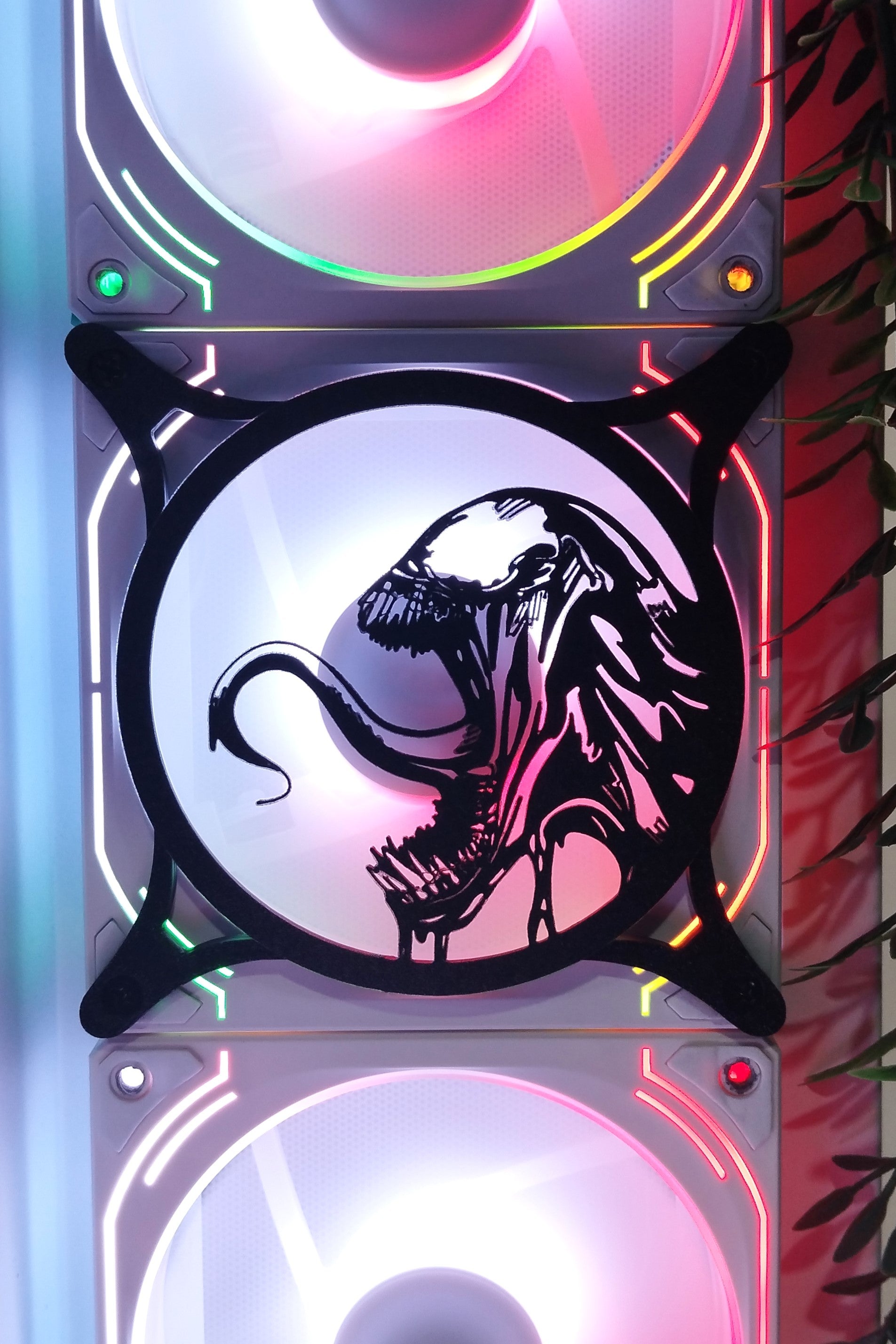 Spiderman, Venom, Spider-Gwen, Spider Web 120mm Fan Kapağı – Oyuncu Pc Masaüstü Bilgisayar Kasa Aksesuarı - Gaming Pc