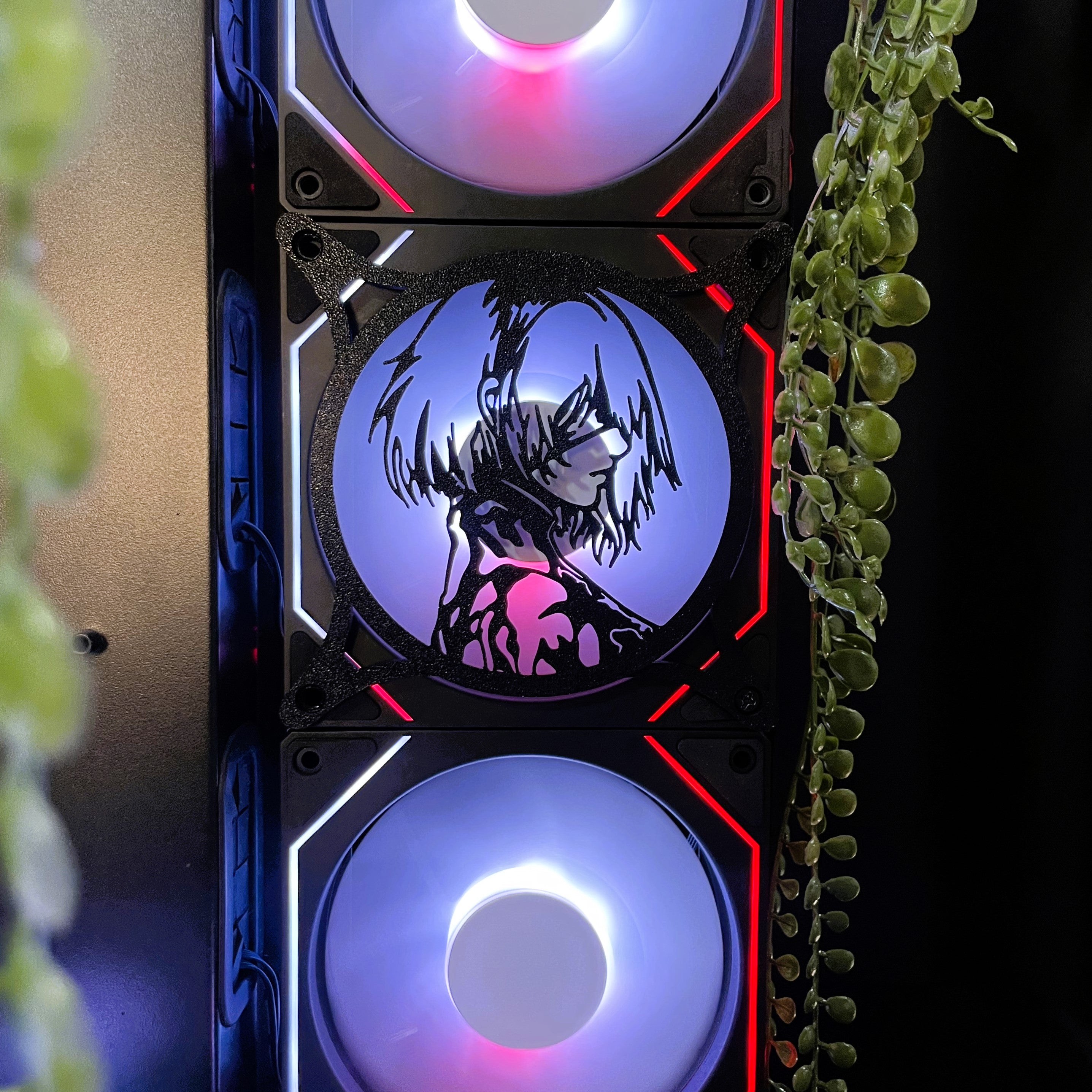 Nier: Automata 360, 240, 120 mm Fan Kapağı – Oyuncu Pc Masaüstü Bilgisayar Kasa Aksesuarı - Gaming Pc