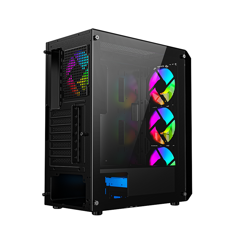 Zoko Chiko 4x12 CM ARGB Fan Mesh Panel Temper Camlı Gaming Kasa