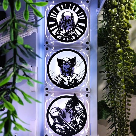 Deadpool & Wolverine 120 mm Fan Kapağı  – Oyuncu Pc Masaüstü Bilgisayar Kasa Aksesuarı - Gaming Pc