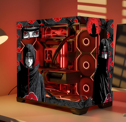İtachi Tema PC Kasa Sticker | Gaming PC İçin Özel Kasa Kaplaması | Bilgisayar Kasası İçin