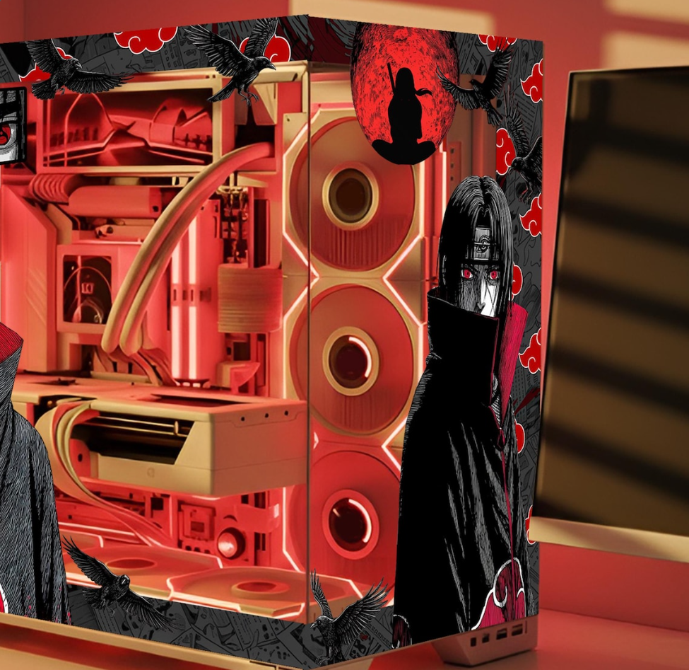 İtachi Tema PC Kasa Sticker | Gaming PC İçin Özel Kasa Kaplaması | Bilgisayar Kasası İçin