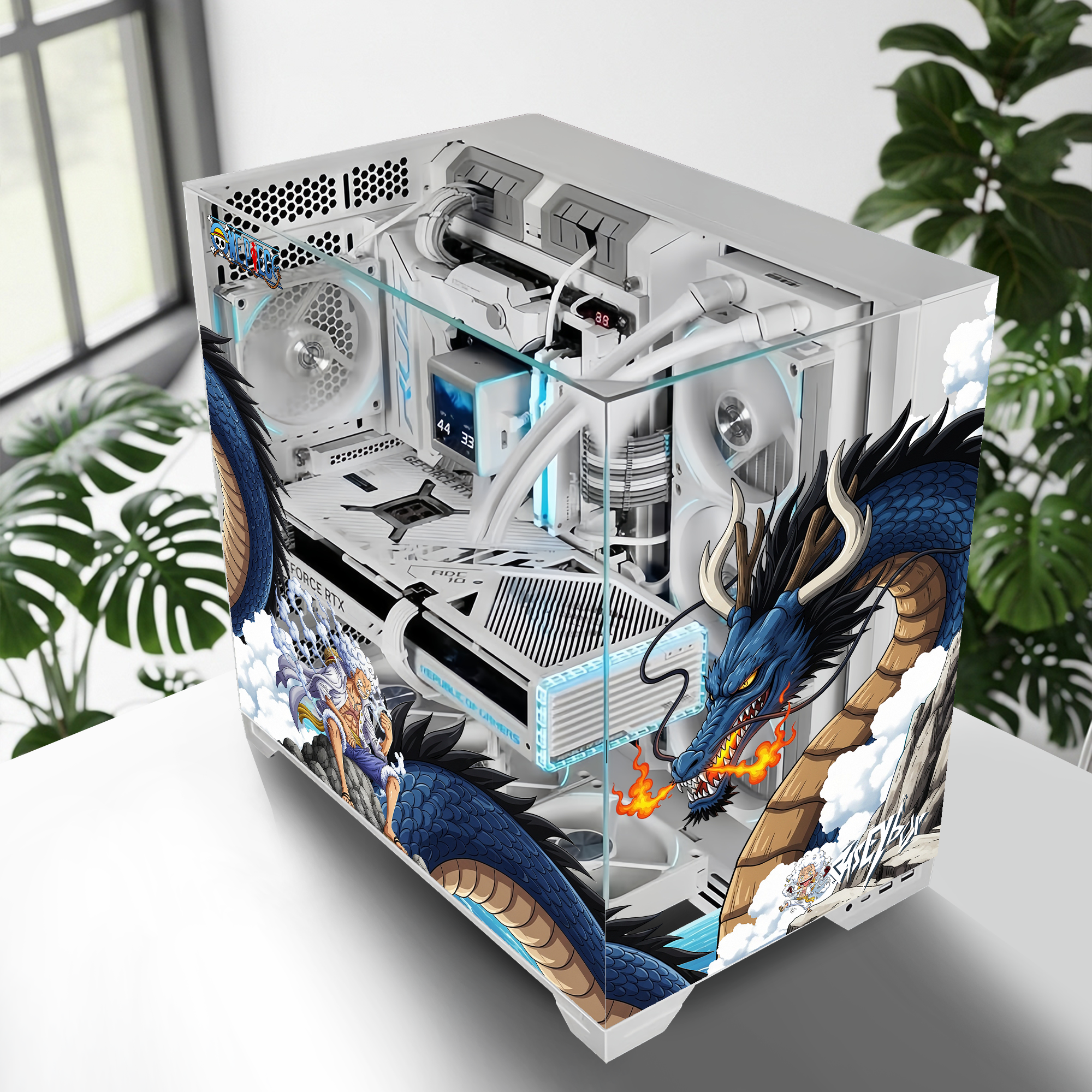 One Piece PC Kasa Sticker | Gaming PC İçin Özel Kasa Kaplaması | Bilgisayar Kasası İçin