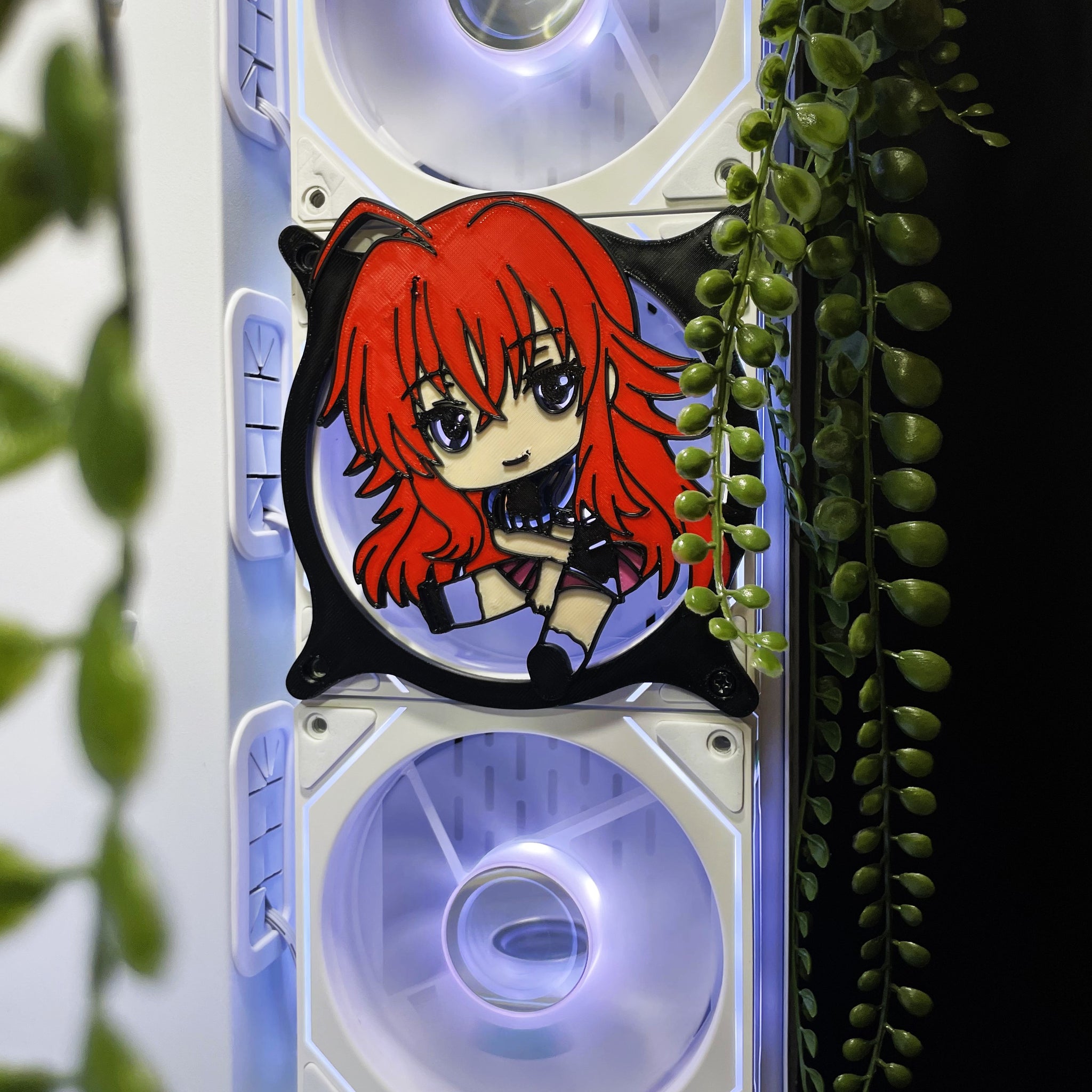 Rias Gremory Fan Kapağı 360, 240, 120mm – Oyuncu Pc Masaüstü Bilgisayar Kasa Aksesuarı - Gaming Pc