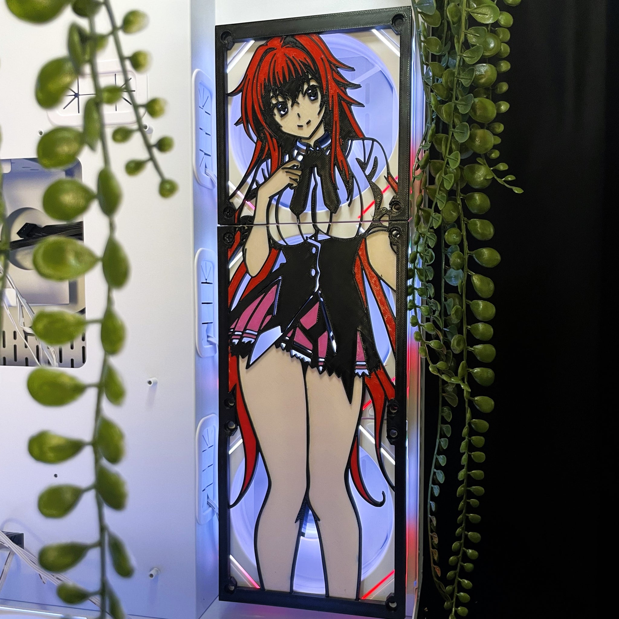 Rias Gremory Fan Kapağı 360, 240, 120mm – Oyuncu Pc Masaüstü Bilgisayar Kasa Aksesuarı - Gaming Pc