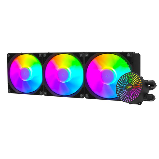 DF 360mm Siyah Sıvı İşlemci Cpu Soğutucu DC360 (AMD İntel Destekli)