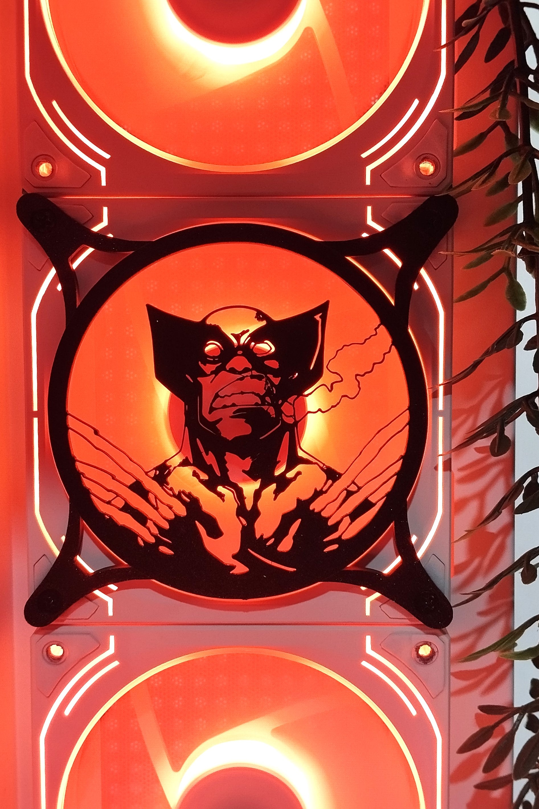 Deadpool & Wolverine 120 mm Fan Kapağı  – Oyuncu Pc Masaüstü Bilgisayar Kasa Aksesuarı - Gaming Pc