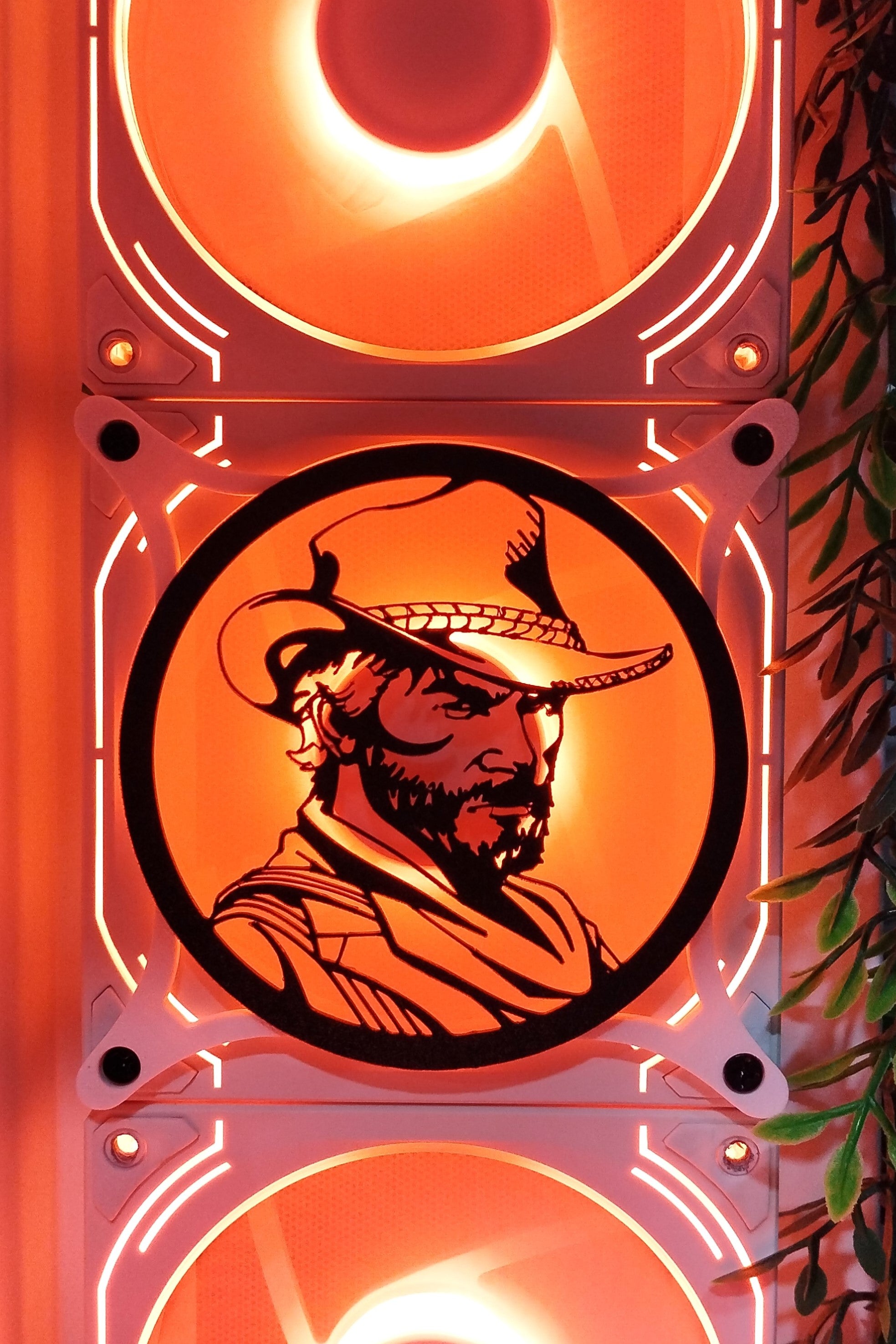 Red Dead Redemption2 Fan Kapağı 120 mm – Oyuncu Pc Masaüstü Bilgisayar Kasa Aksesuarı - Gaming Pc