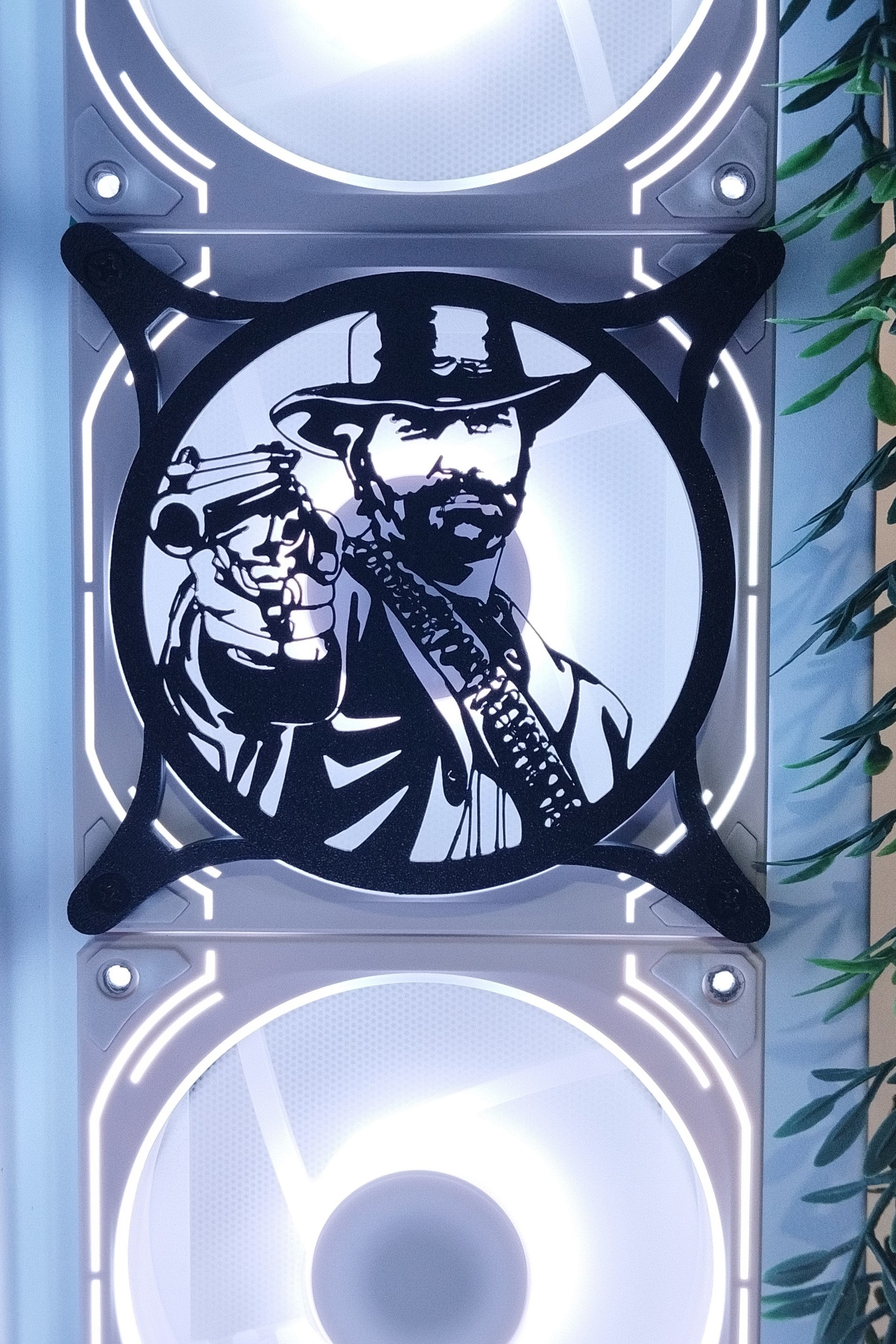 Red Dead Redemption2 Fan Kapağı 120 mm – Oyuncu Pc Masaüstü Bilgisayar Kasa Aksesuarı - Gaming Pc