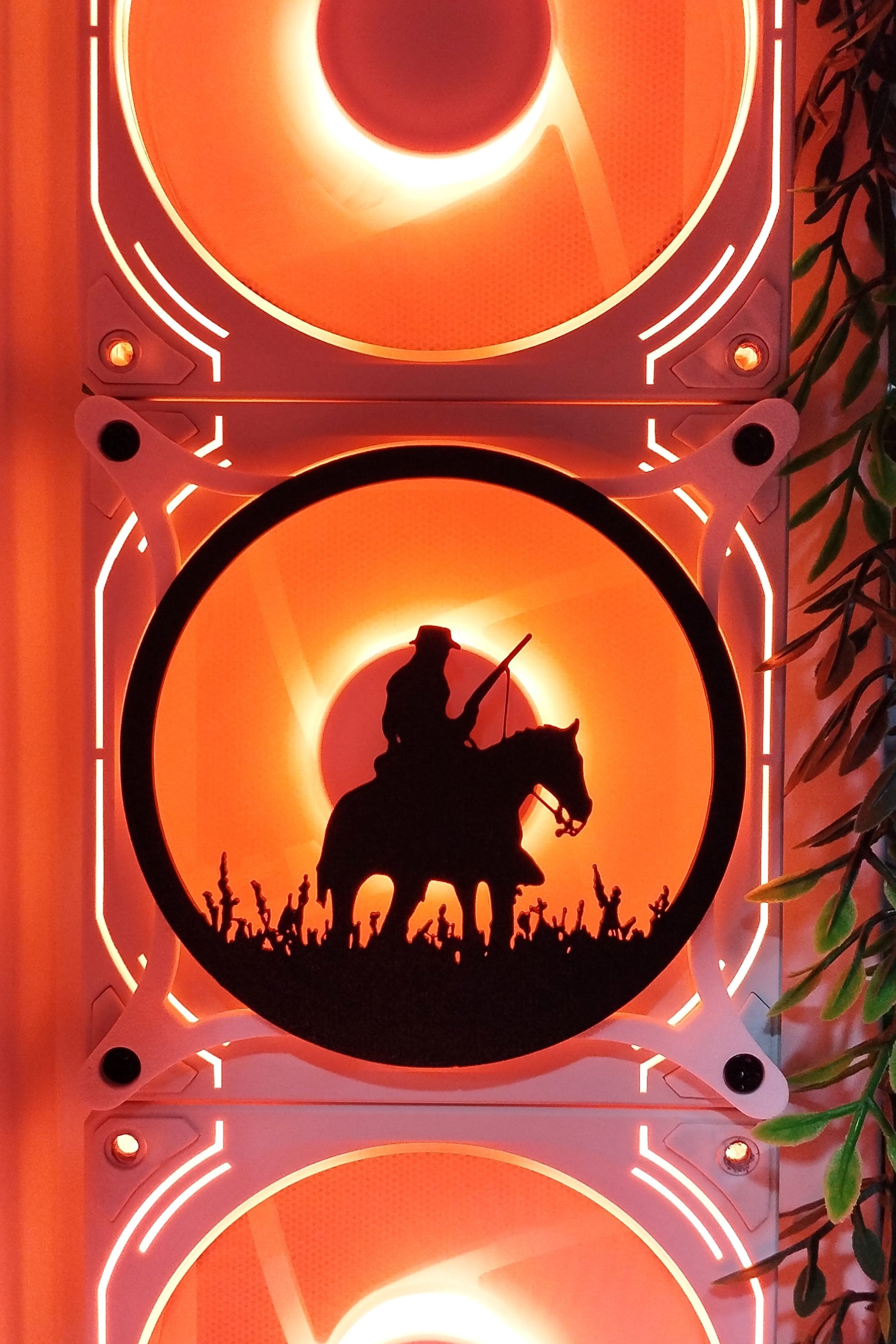 Red Dead Redemption2 Fan Kapağı 120 mm – Oyuncu Pc Masaüstü Bilgisayar Kasa Aksesuarı - Gaming Pc