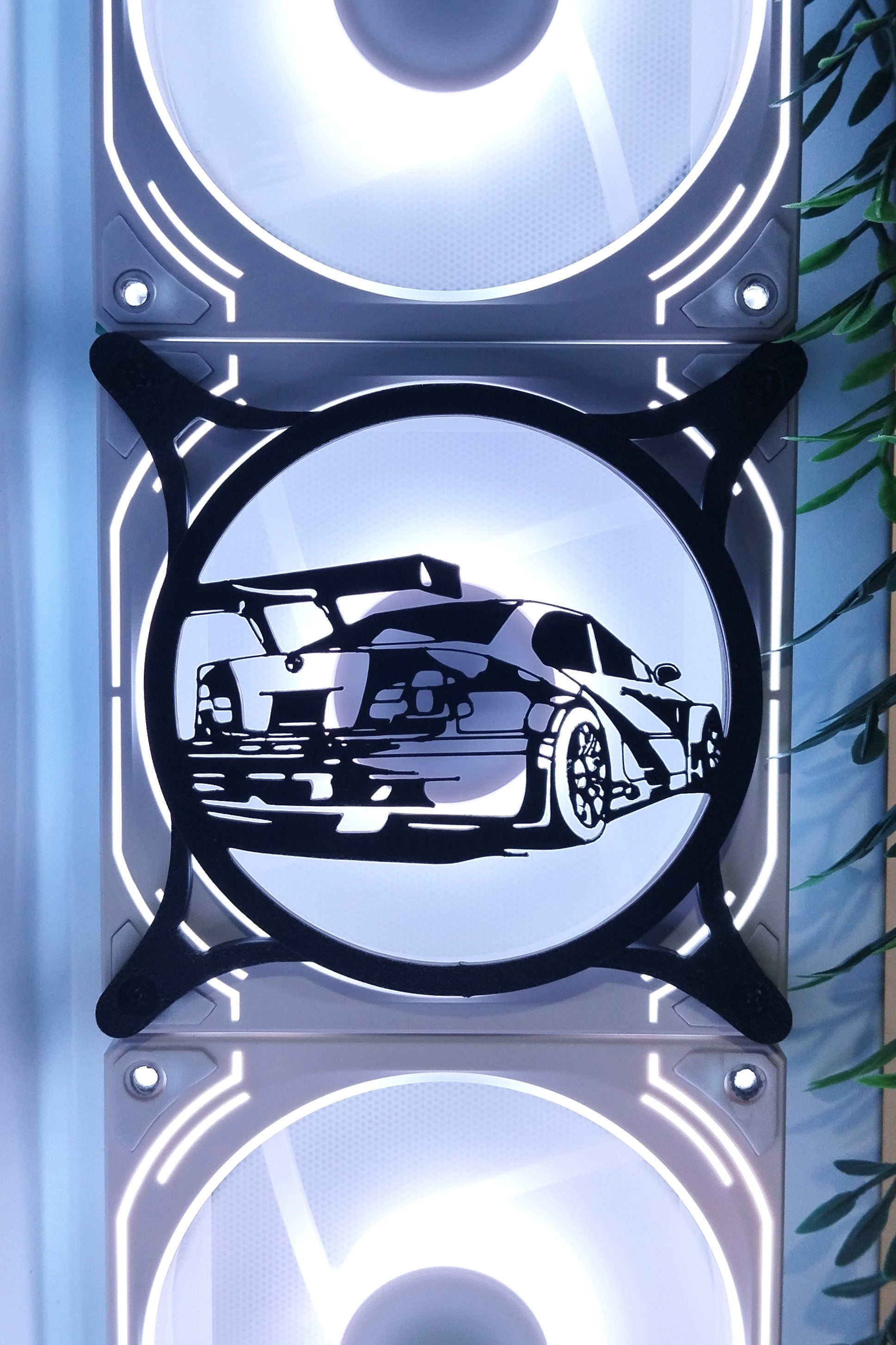 Porsche, BMW, Gtr R35 Fan Kapağı – Oyuncu Pc Masaüstü Bilgisayar Kasa Aksesuarı - Gaming Pc