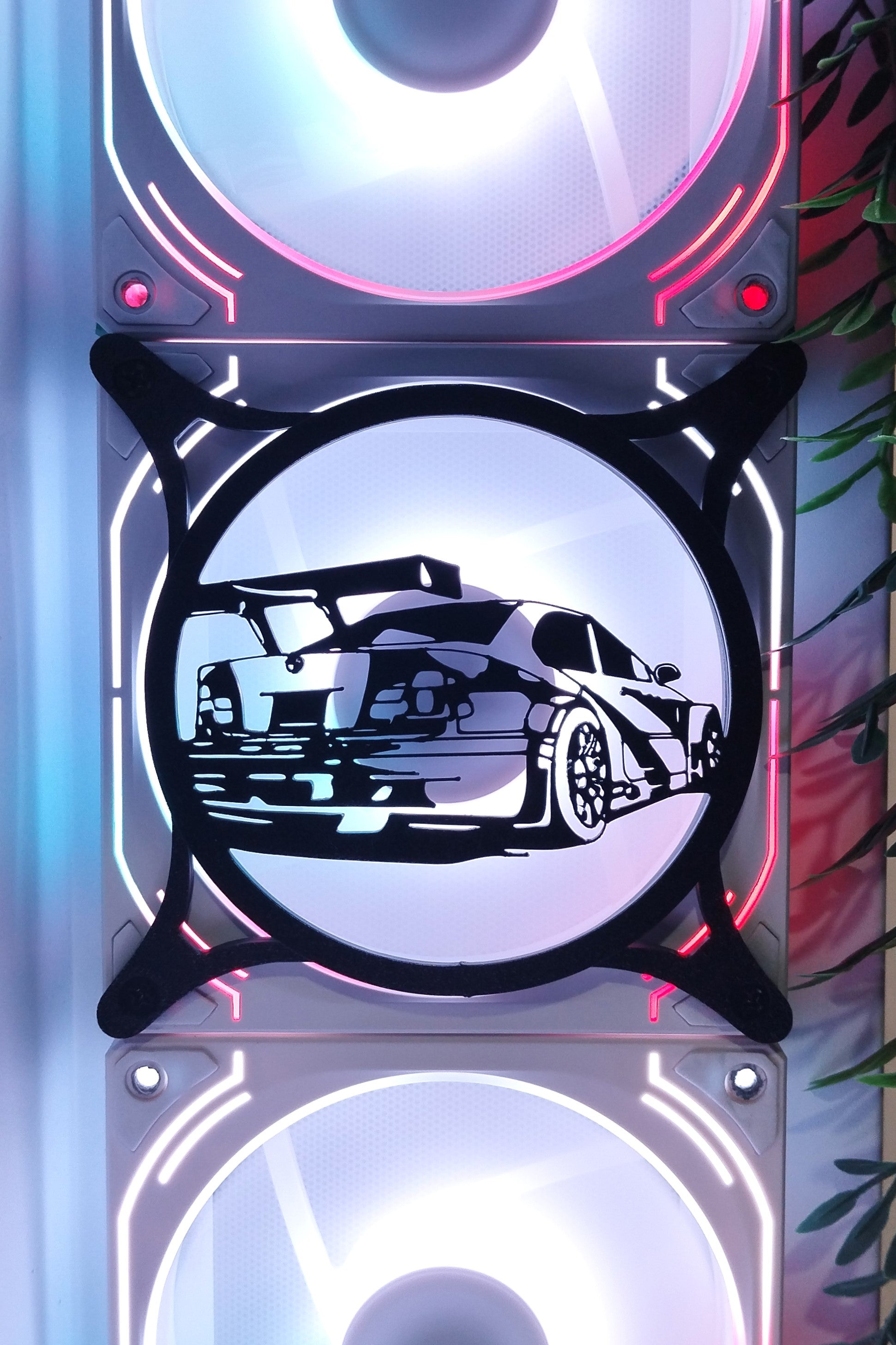 Porsche, BMW, Gtr R35 Fan Kapağı – Oyuncu Pc Masaüstü Bilgisayar Kasa Aksesuarı - Gaming Pc