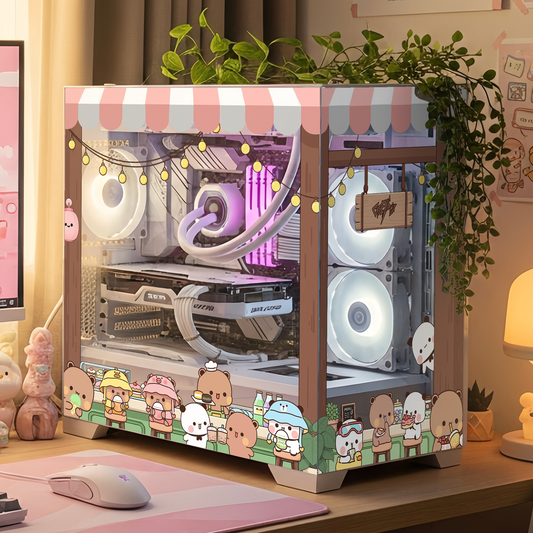 Cozzy Tema PC Kasa Sticker | Gaming PC İçin Özel Kasa Kaplaması | Bilgisayar Kasası İçin