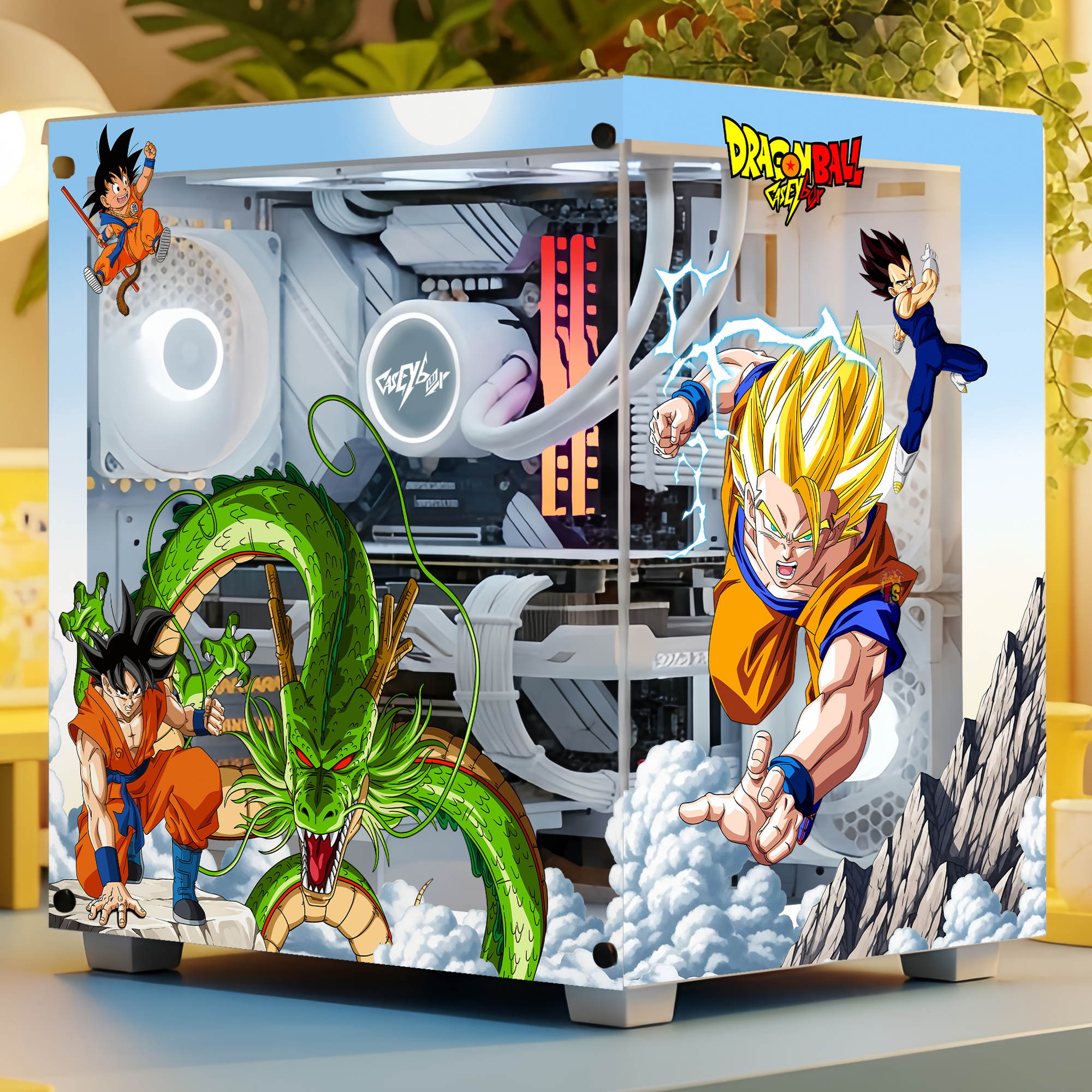 Dragon Ball PC Kasa Sticker | Gaming PC İçin Özel Kasa Kaplaması | Bilgisayar Kasası İçin