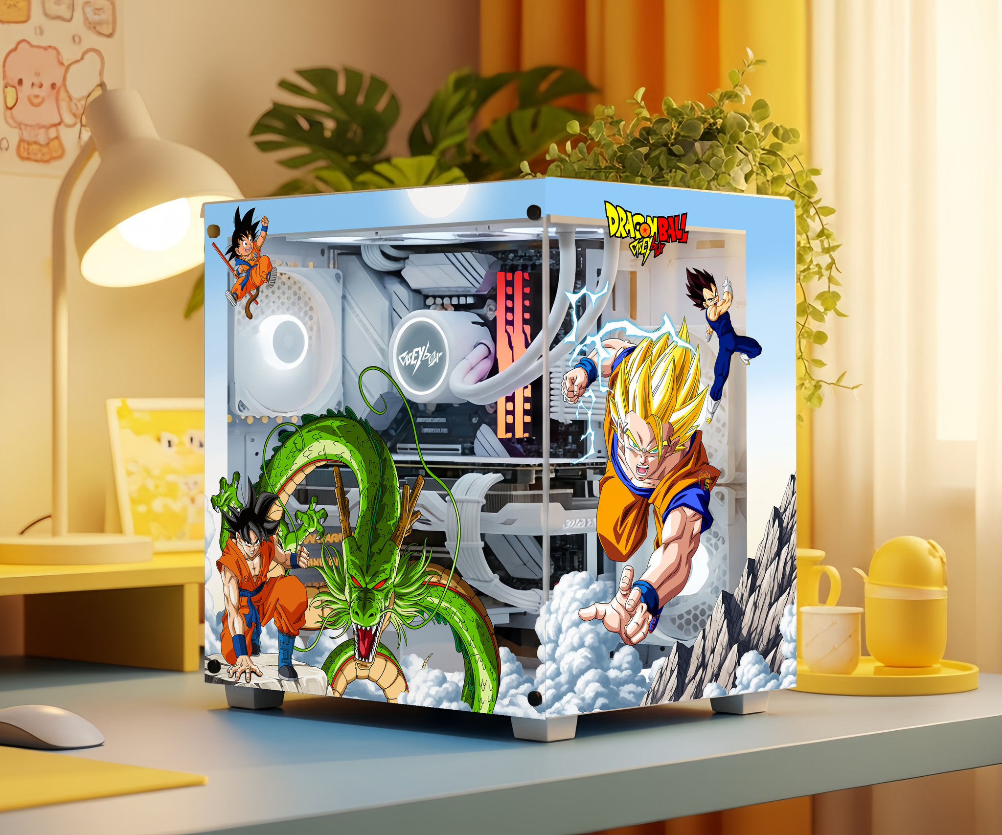 Dragon Ball PC Kasa Sticker | Gaming PC İçin Özel Kasa Kaplaması | Bilgisayar Kasası İçin