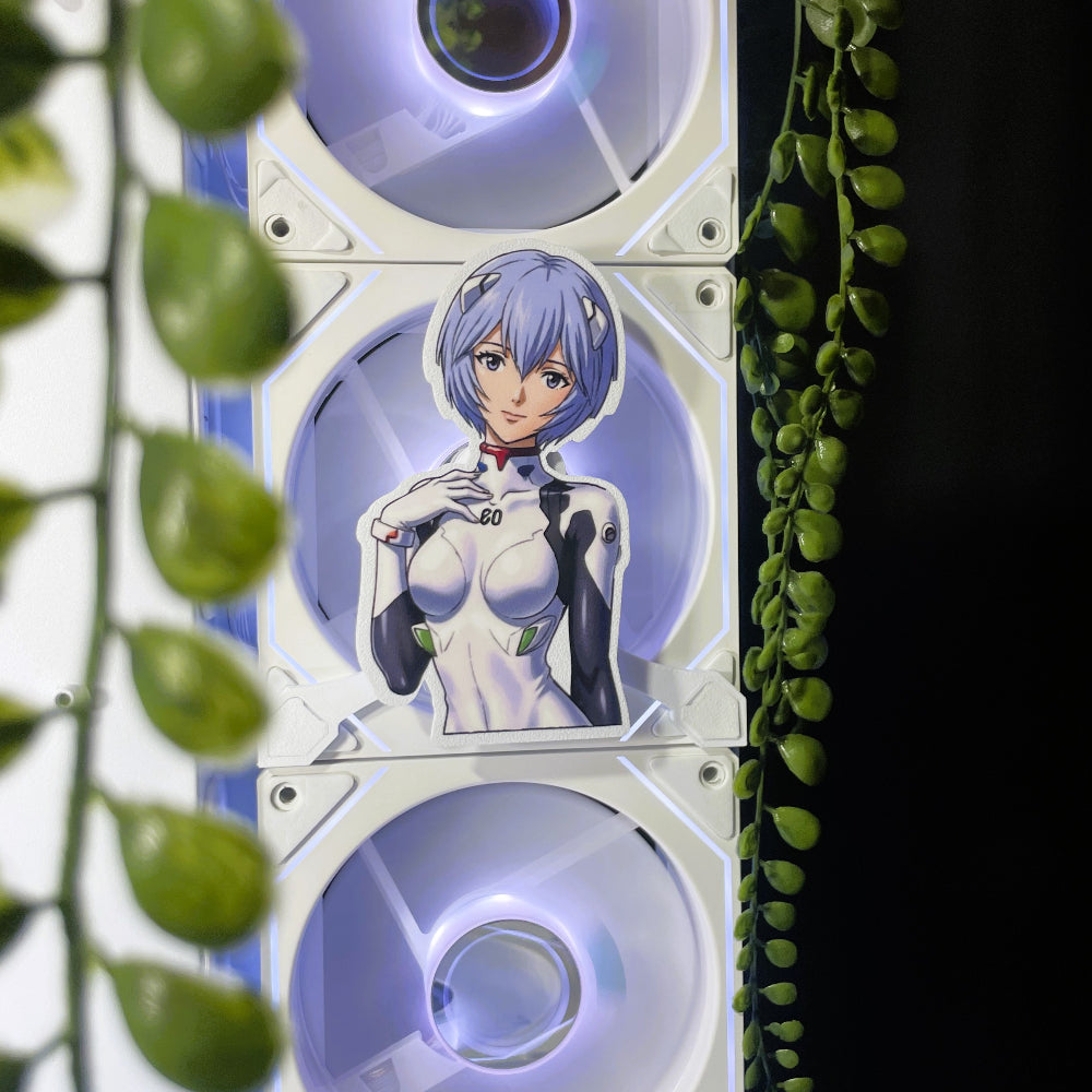 Evangelion Mıknatıslı Fan Kapağı – Oyuncu Pc Masaüstü Bilgisayar Kasa Aksesuarı - Gaming Pc